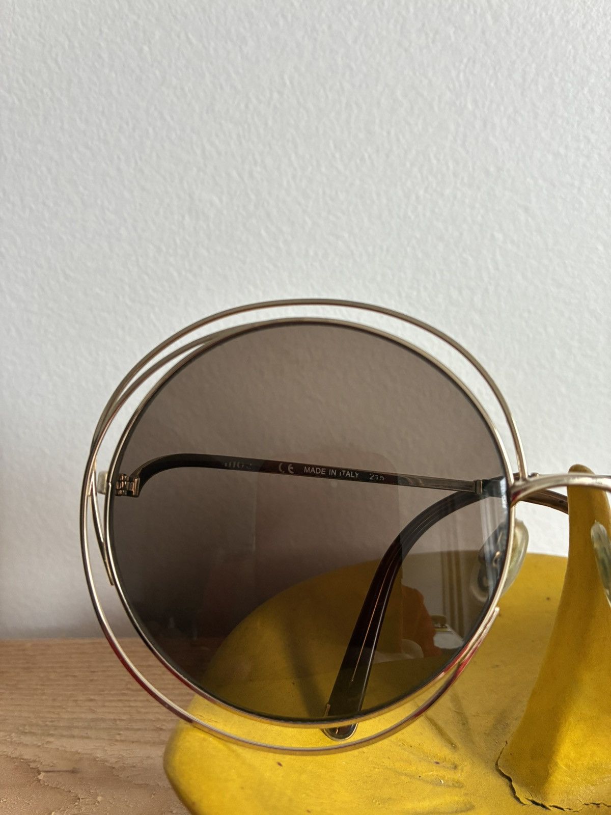 Chloe CHLOE Oversized Round ‘Carlina’ Sunglasses Size ONE SIZE - 6 Thumbnail