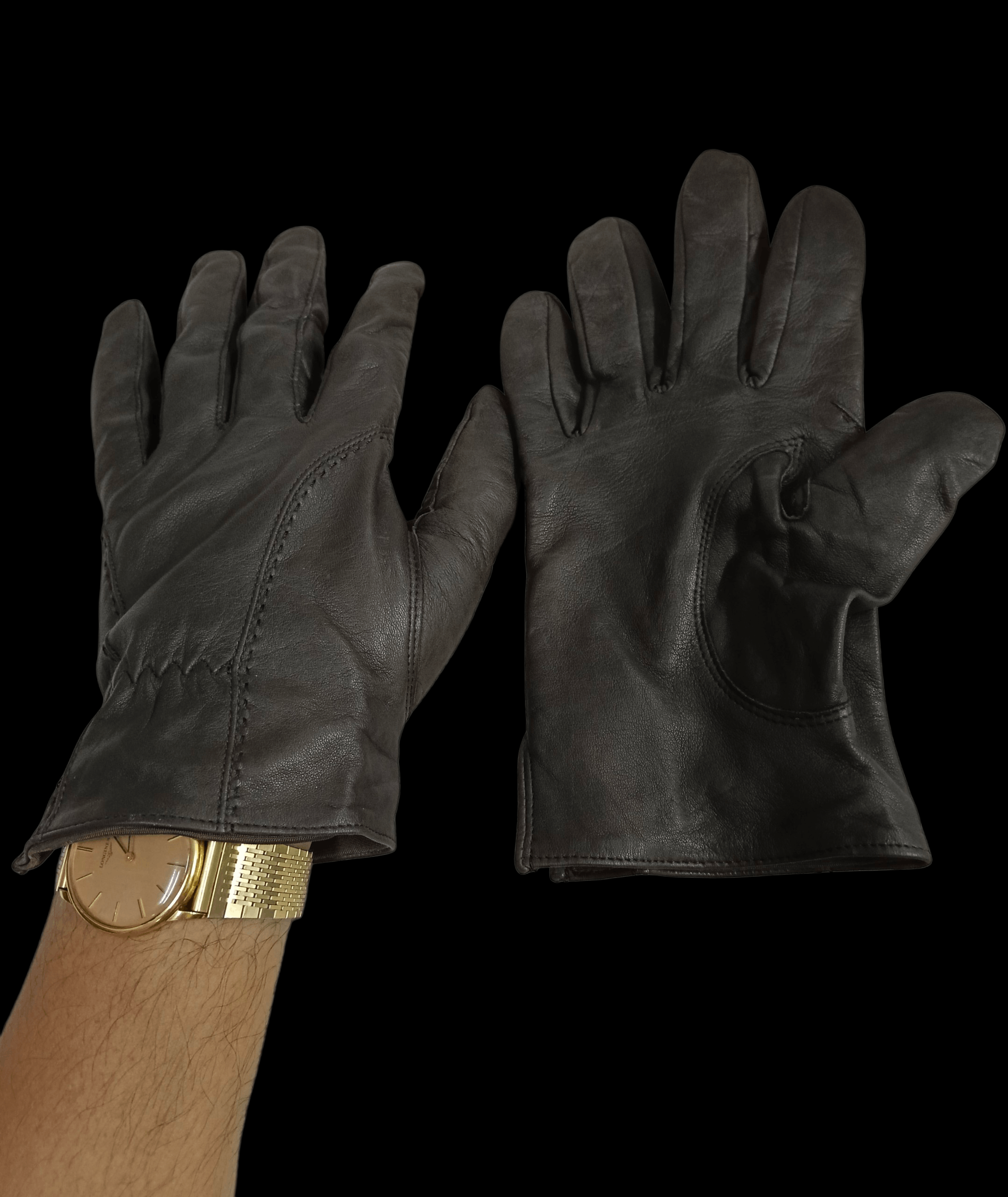 Balenciaga BALENCIAGA PARIS UNISEX SOFT LEATHER GLOVES Size ONE SIZE - 1 Thumbnail