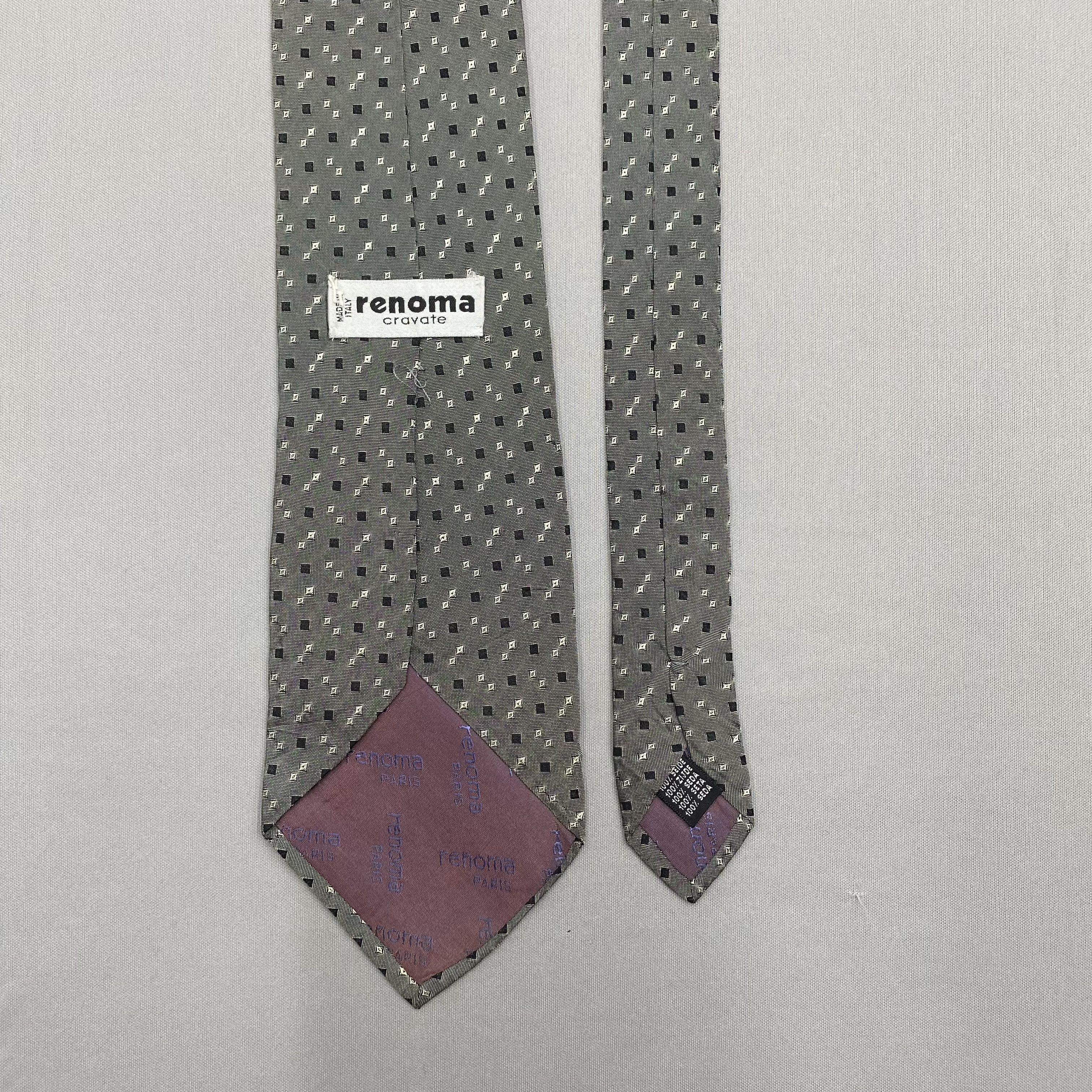 Renoma Vintage Renoma SILK Necktie Cravate Pure Silk Neck Tie Size ONE SIZE - 6 Thumbnail
