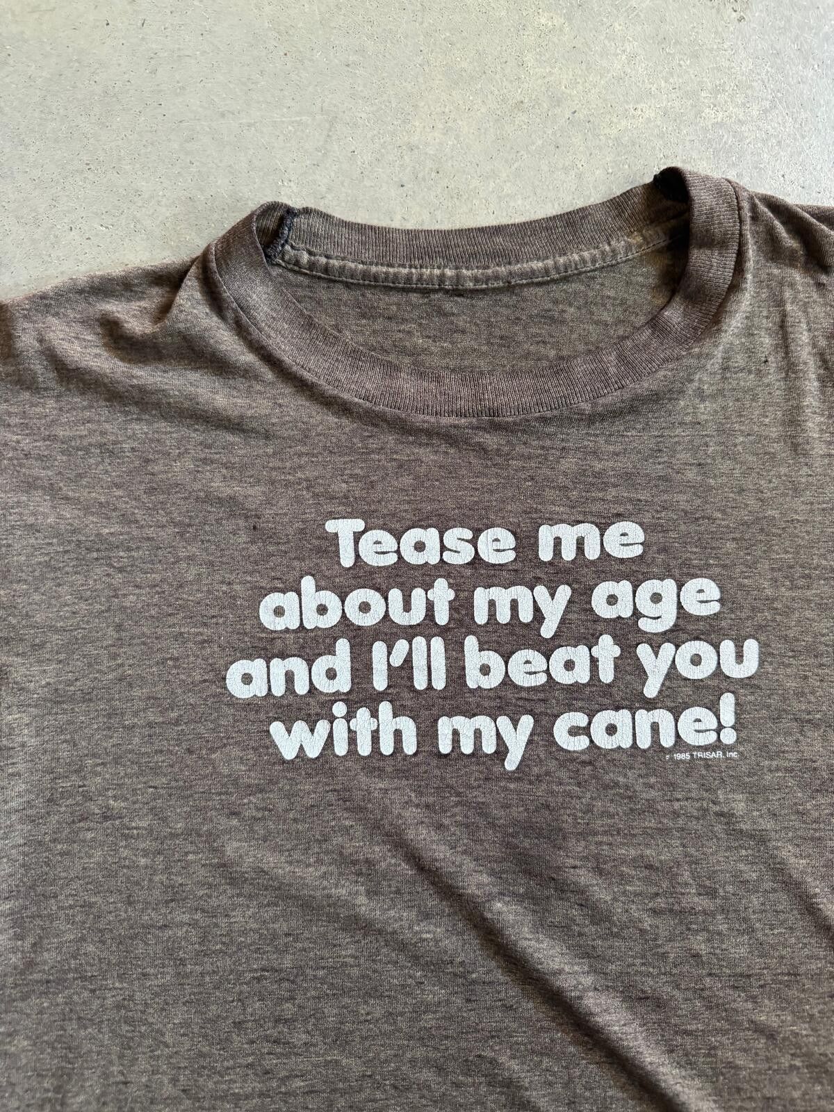 Other VTG Tease Me About My Age Tee Sz M Size US M / EU 48-50 / 2 - 3 Thumbnail