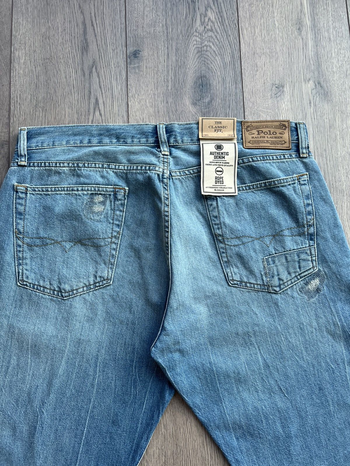 Polo Ralph Lauren Polo Ralph Lauren Classic Fit Denim Jeans 36x32 Size US 36 / EU 52 - 3 Thumbnail