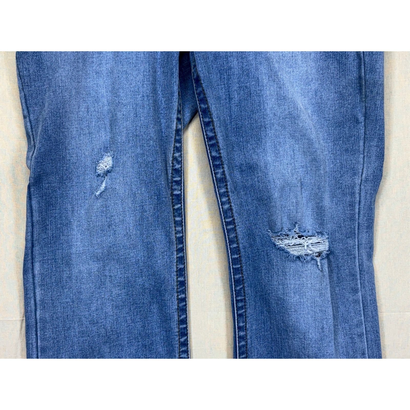 7 For All Mankind Seven7 Womens 24W High Rise Slim Bootcut Jeans Light Wash Size 34" / US 12 / IT 48 - 8 Thumbnail