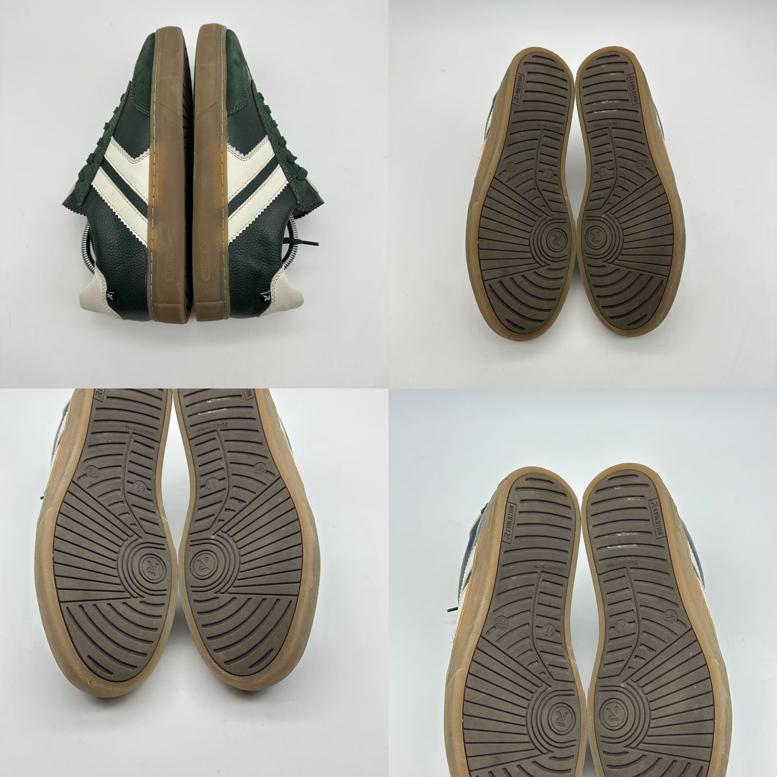 Rieker Rieker Evolution Mens Size 42 US 9 Green Leather Low Top Sneakers Gum Sole Size US M / EU 48-50 / 2 - 8 Thumbnail