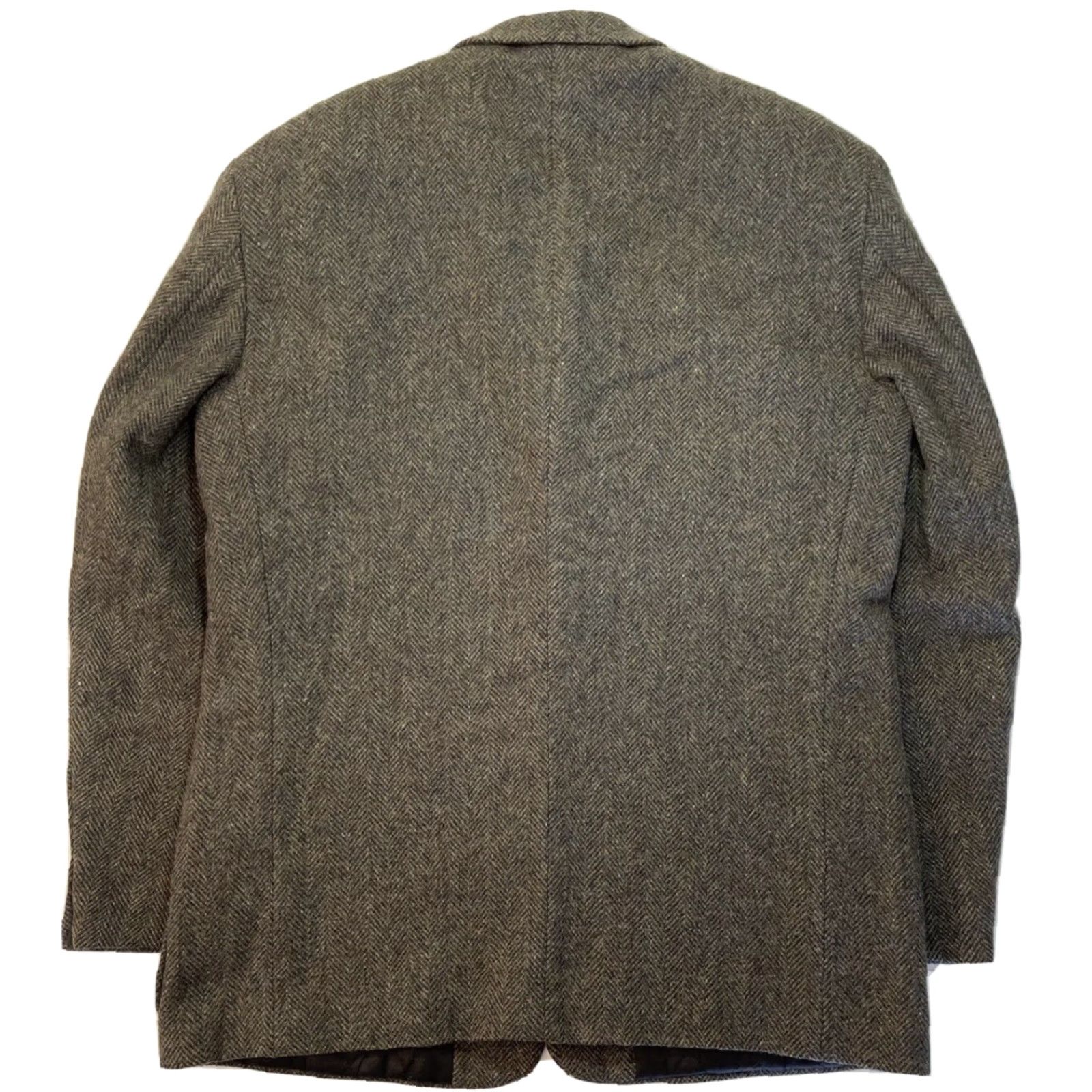 Vintage VINTAGE L.L. Bean Sport Coat Jacket Brown Tweed Wool 3-Button Notch Lapel Long Regular Men Size L USA Thinsulate 3M Quilted Lined Check Size US L / EU 52-54 / 3 - 2 Thumbnail