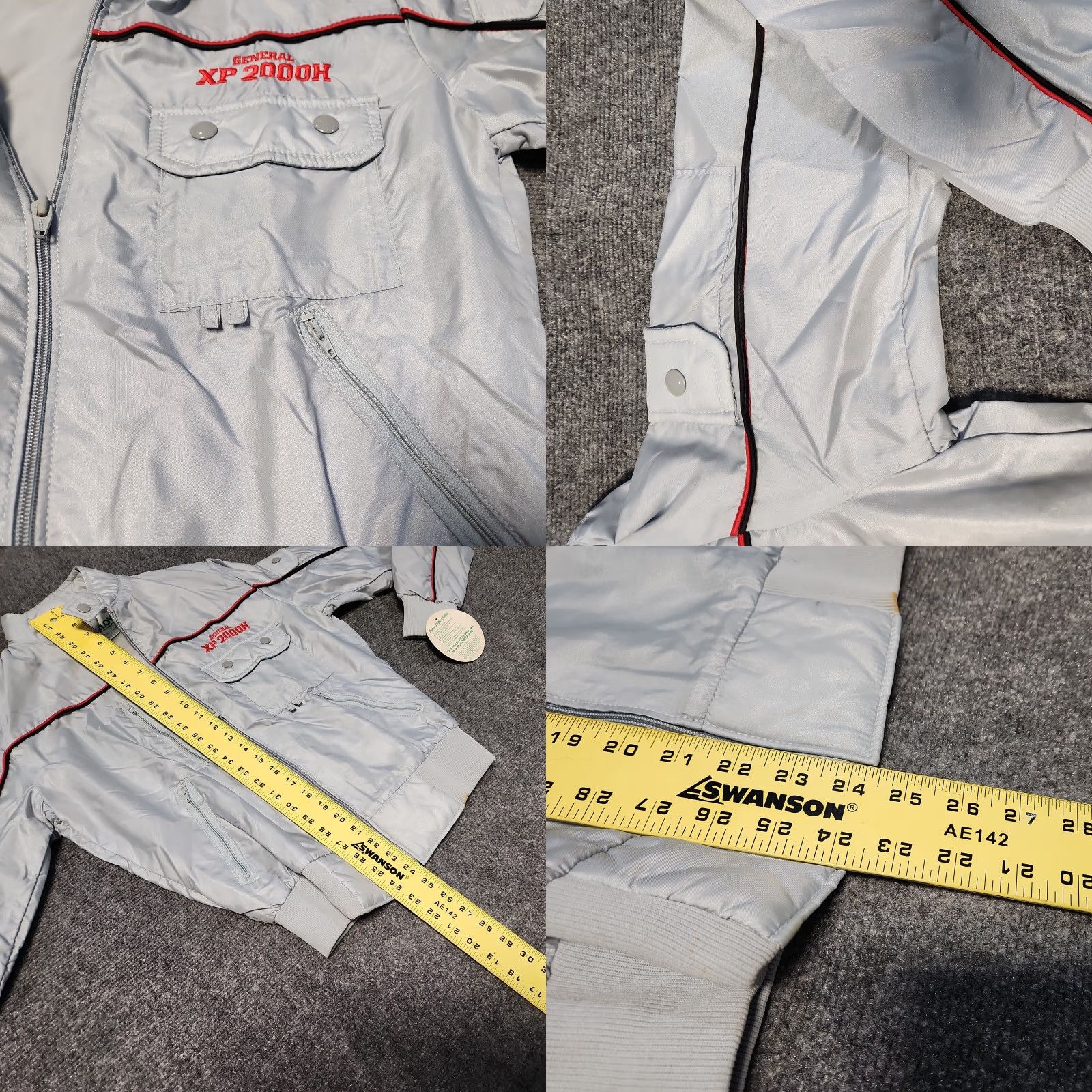 Vintage VINTAGE Holloway Windbreaker Jacket Nylon 1990s Gray Men Small XS? - Note: Original title says Small, use Size: S Size US S / EU 44-46 / 1 - 8 Thumbnail