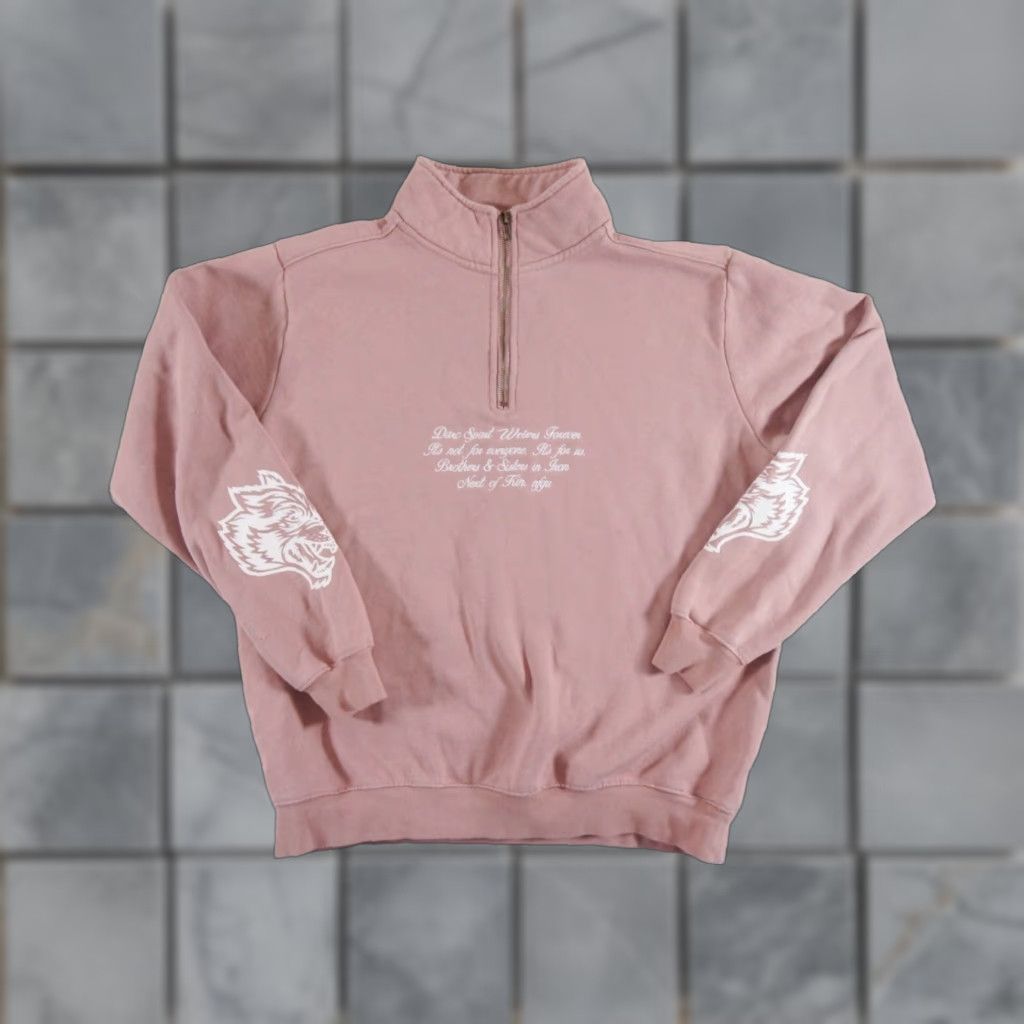 Darc Sport Darc Sport Sweatshirt Small Pink 1/4 Zip Pullover Outdoors Mens Size US S / EU 44-46 / 1 - 1 Thumbnail