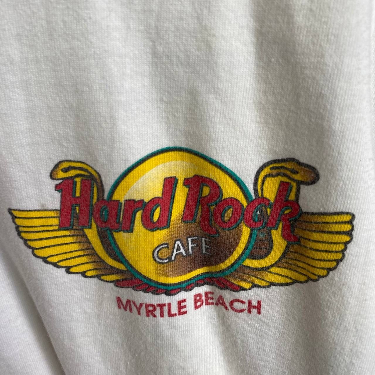 Hard Rock Cafe × Vintage Vintage Hard Rock Cafe Beach Big Graphjc logo tee Size US S / EU 44-46 / 1 - 6 Thumbnail