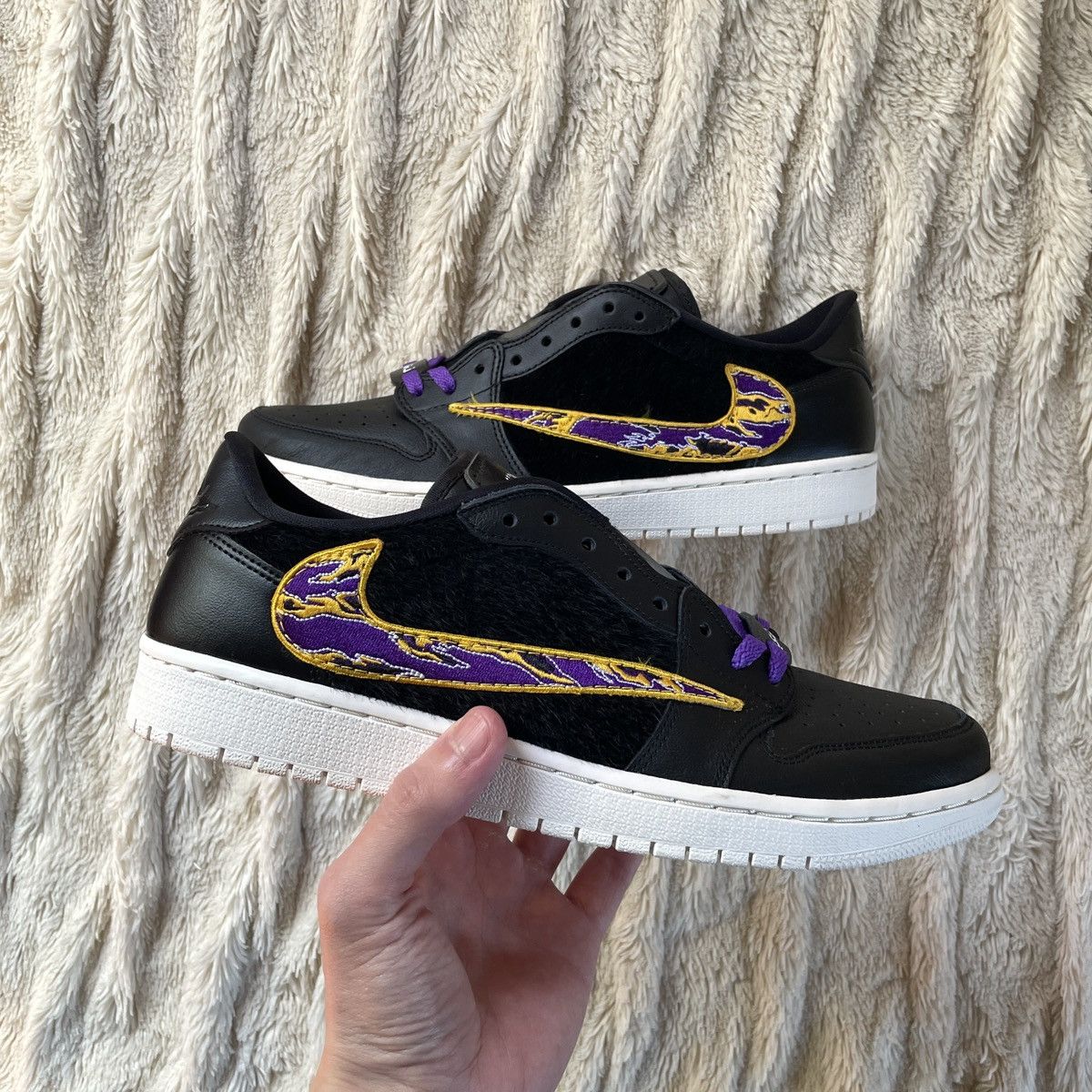 image of Nike Air Jordan 1 Wmns Mr Sabotage Mamba Fury Kobe Shoes in Black, Men's (Size 10)