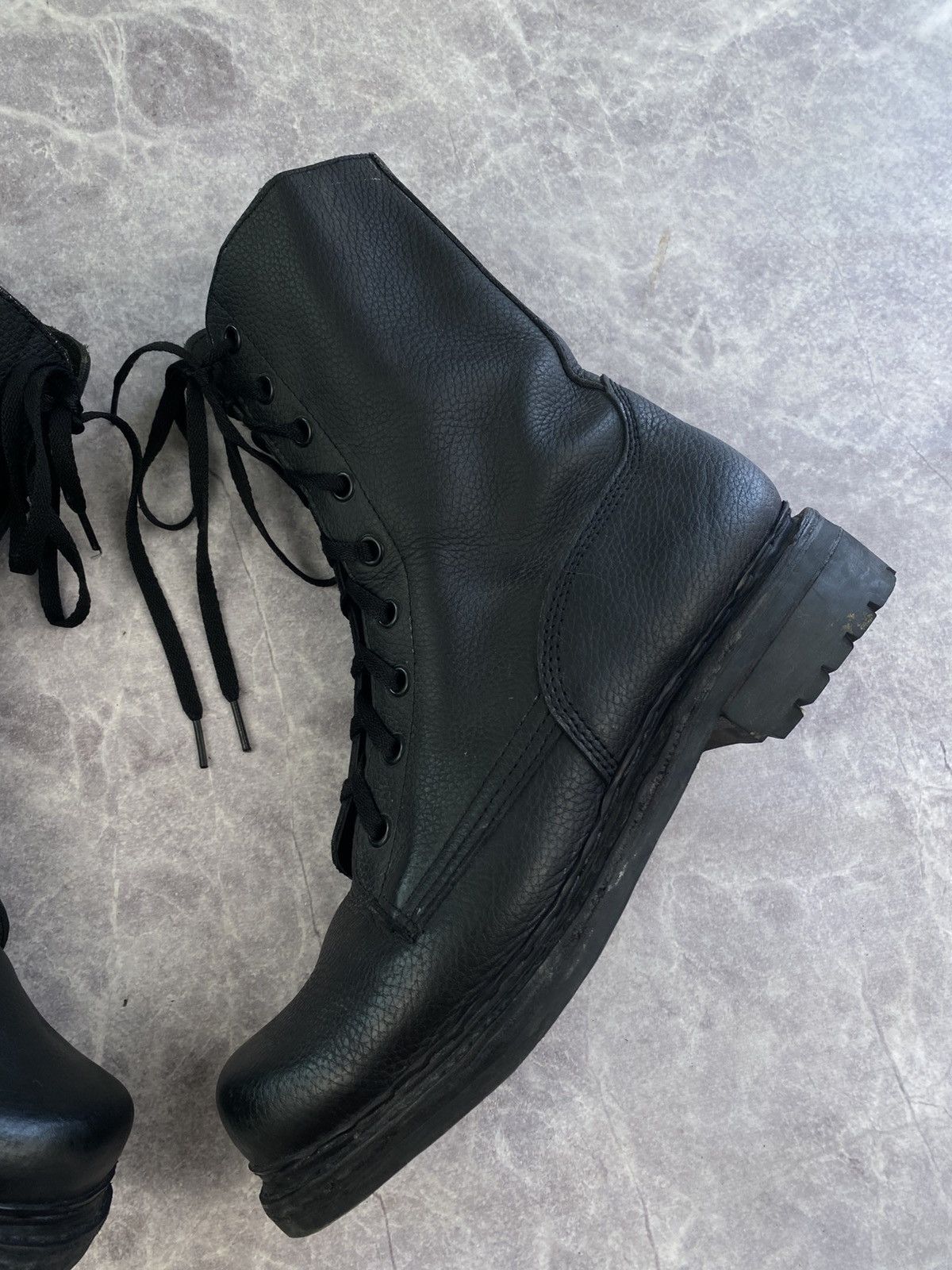 Other Vintage Rugak Belgian Military Paratroopers Army Boots Sz:45 Size US 12 / EU 45 - 3 Thumbnail