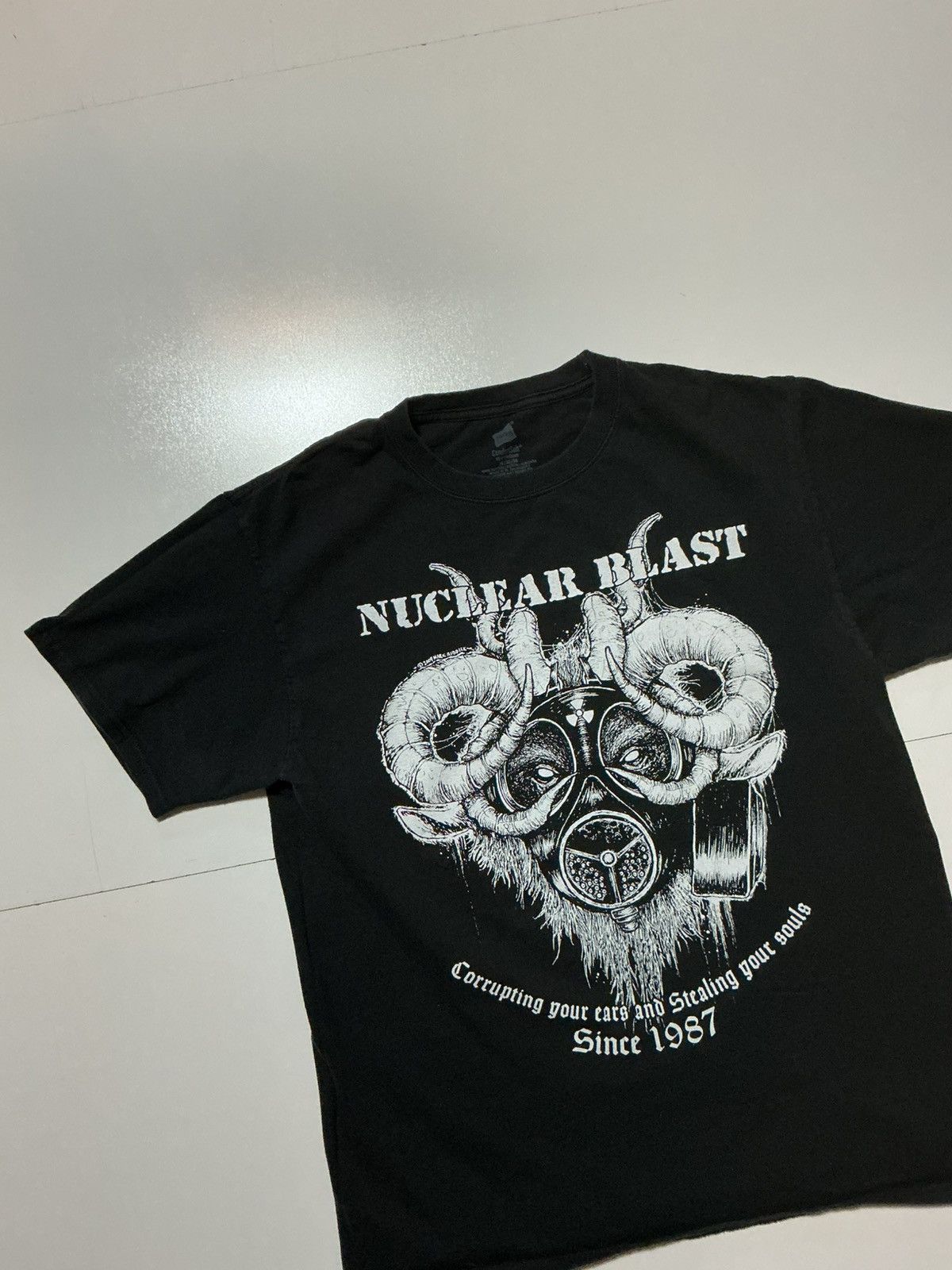 Band Tees Nuclear Blast Records Corrupting Ears Death Metal T-Shirt Size US M / EU 48-50 / 2 - 3 Thumbnail