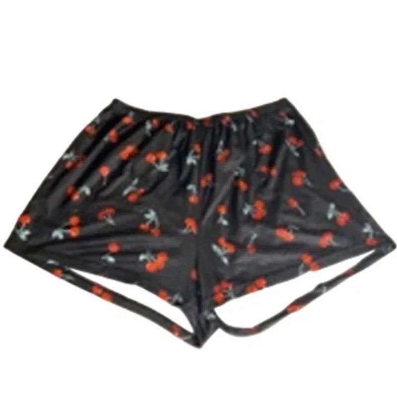 Other Y2K Cherry Print Pajama Set Black Sleepwear Cami 2XL Size ONE SIZE - 8 Thumbnail