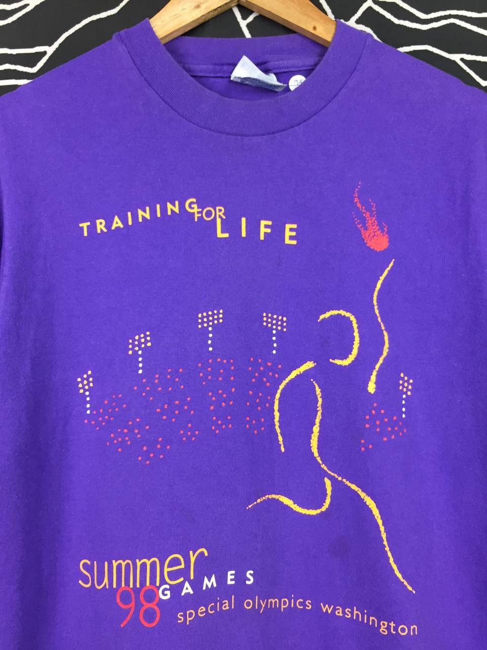 Hanes × Vintage Vtg Summer Games 98 Special Olympics Washington Tee Size US M / EU 48-50 / 2 - 4 Thumbnail