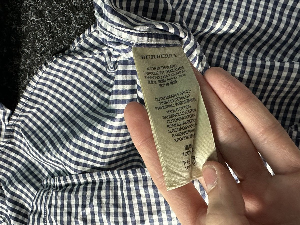 Burberry × Vintage 🚨 BURBERRY s 90S vintage flannel nova check shirt button up Size US L / EU 52-54 / 3 - 9 Thumbnail