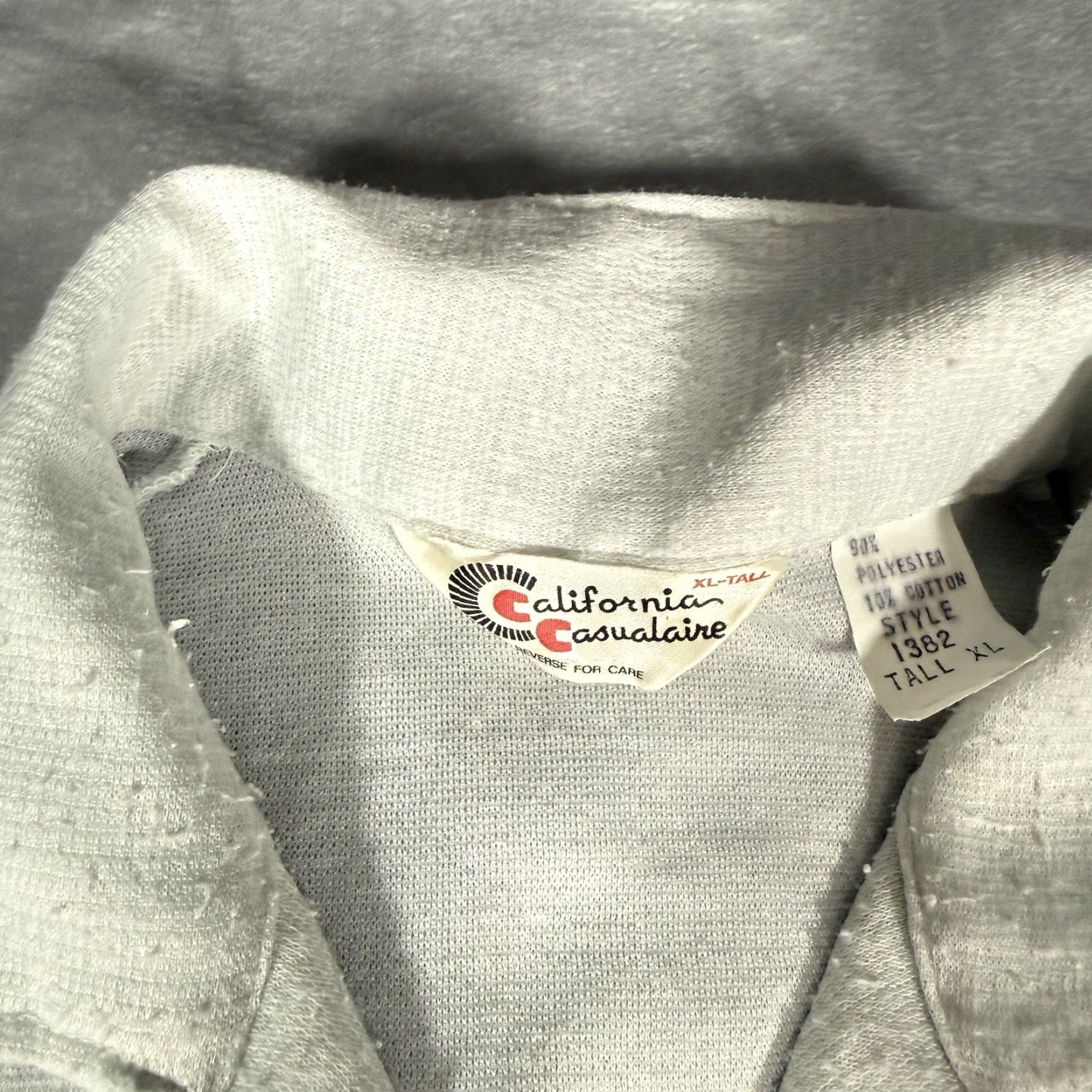 Vintage VINTAGE California Casualaire Polo Shirt Mens XL Tall Open Collar Short Sleeve Blue 80s Size US XL / EU 56 / 4 - 5 Thumbnail