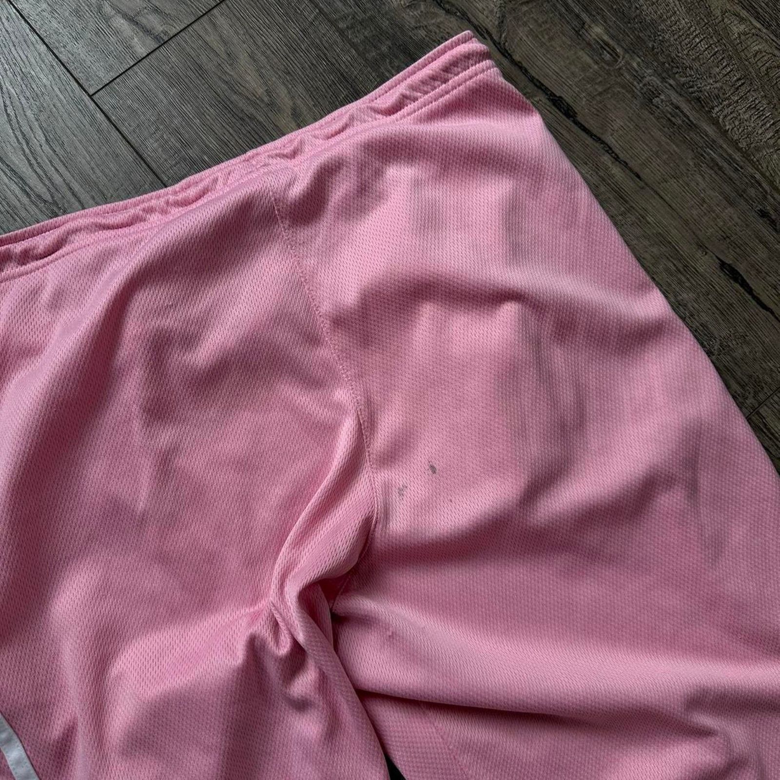 Vintage Vintage Baggy Striped Gum Pink Striped Track Pants Sweats Size 34" / US 12 / IT 48 - 8 Thumbnail