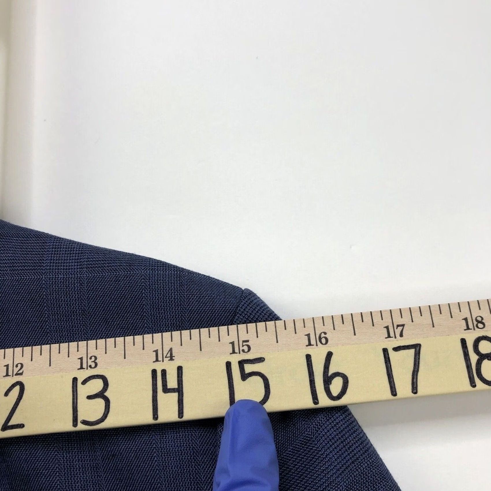 Banana Republic Banana Republic Blazer Jacket Four Button Blue Polyester Blend Wool 4 Women Regular Long Sleeve Mid-Length Blazer Theme Formal Workwear Size S / US 4 / IT 40 - 7 Thumbnail