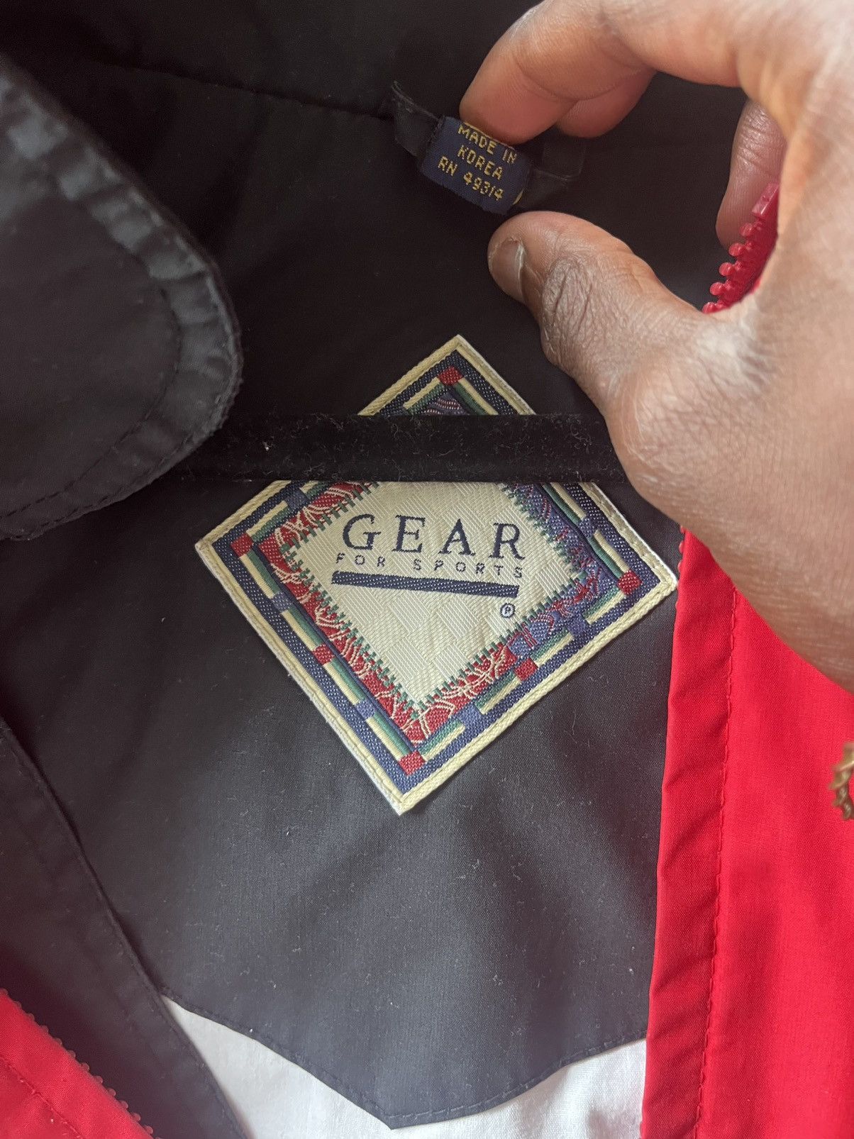 Gear for Sports Red Men's Vintage Gear For Sport Windbreaker Jacket Size US XL / EU 56 / 4 - 5 Thumbnail
