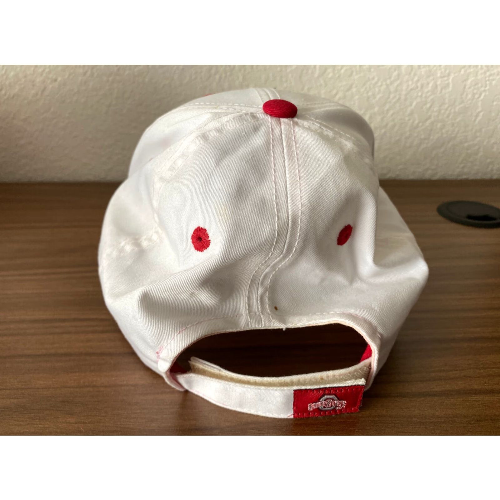 Top Of The World Top of the World Ohio State University Adjustable Baseball Cap Hat Mens White Vintage Solid Pattern Size S Size US S / EU 44-46 / 1 - 3 Thumbnail