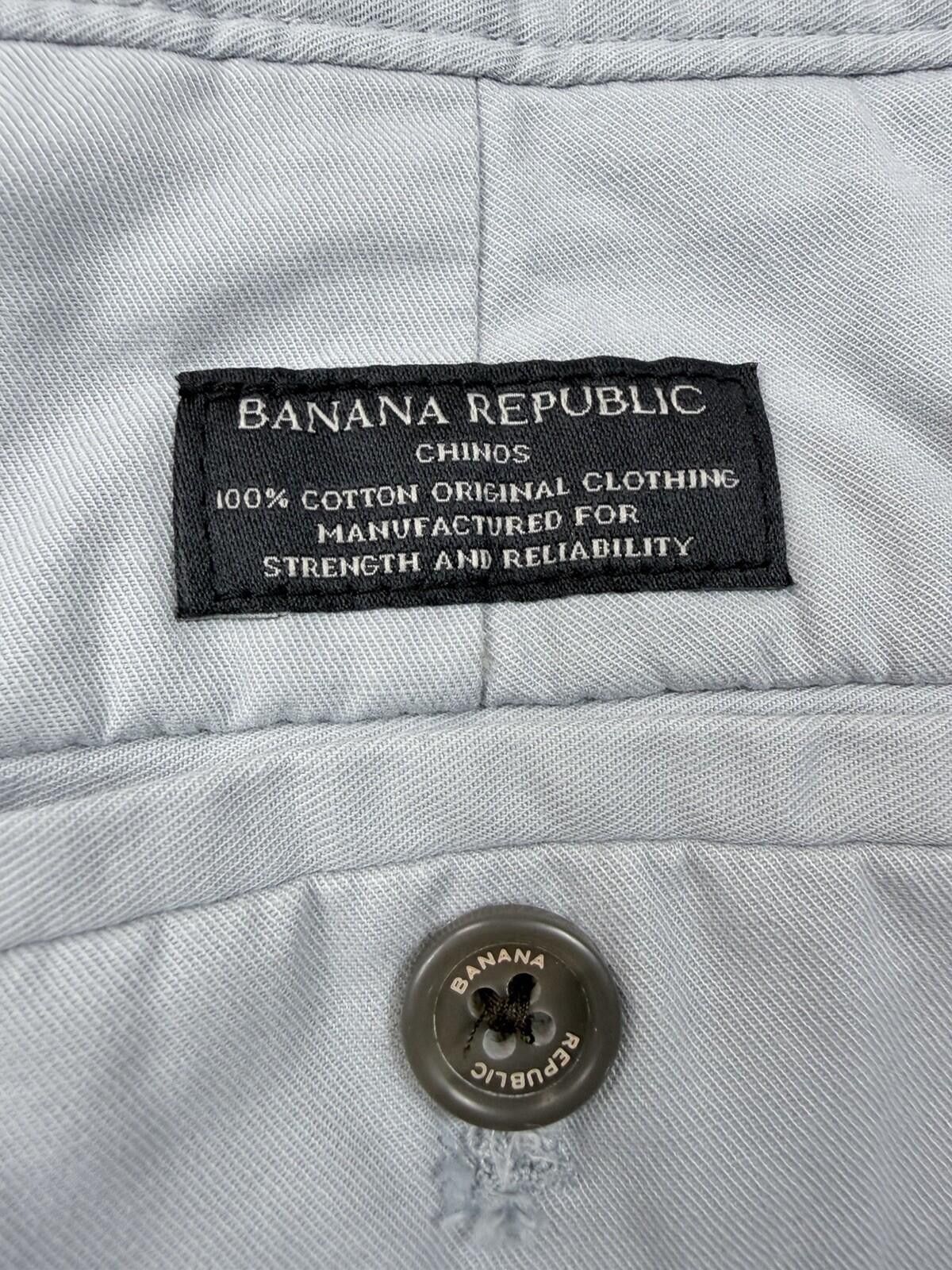 Banana Republic Banana Republic Men's Gray Chino Shorts Size 30 Size US 30 / EU 46 - 6 Thumbnail