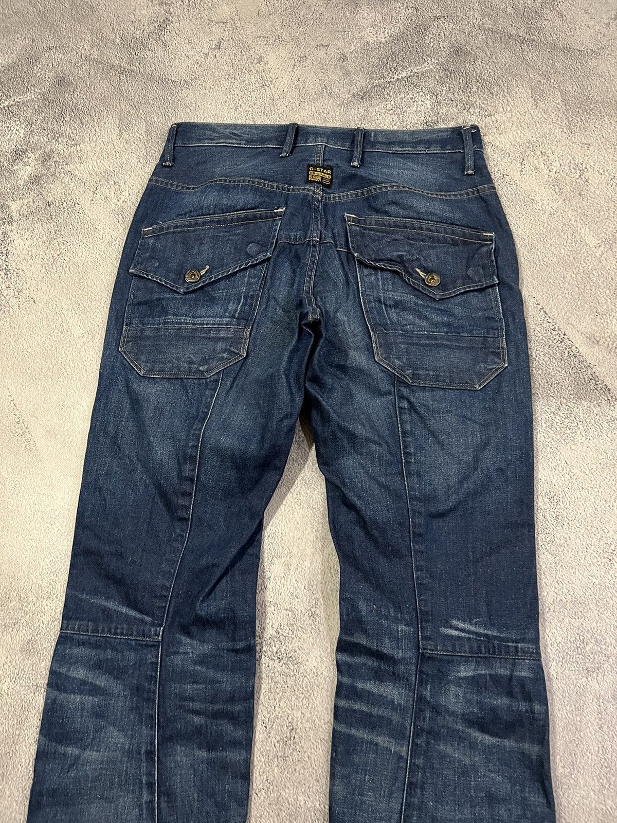 G-Star Vintage Y2k G Star Raw Avant Garde Pocket Denim Jeans 00’s Size US 33 - 11 Thumbnail