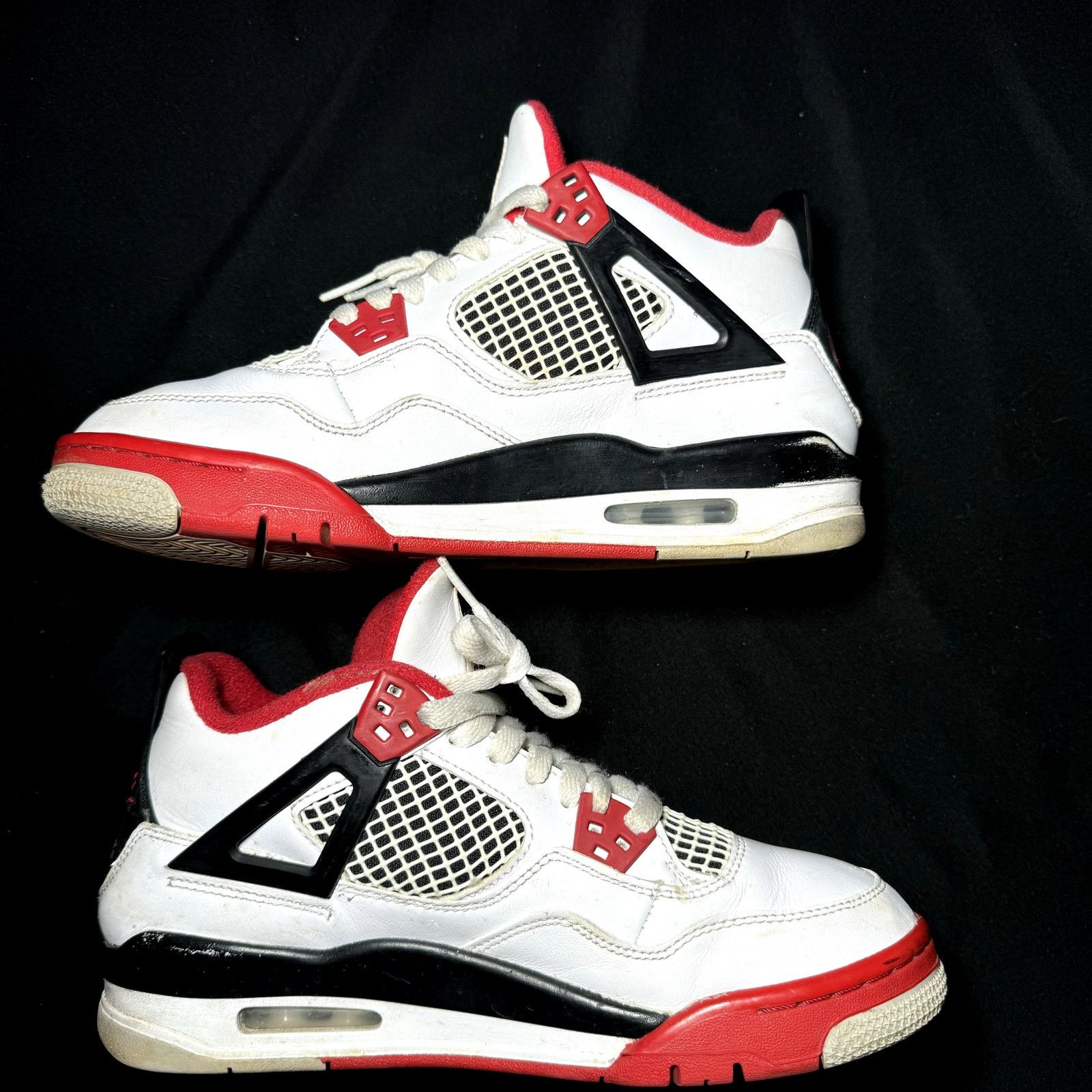 Jordan Brand × Nike Nike Air Jordan 4 Retro OG GS Fire Red 2020 - Size 6.5 Size US 6.5 / EU 39-40 - 2 Thumbnail