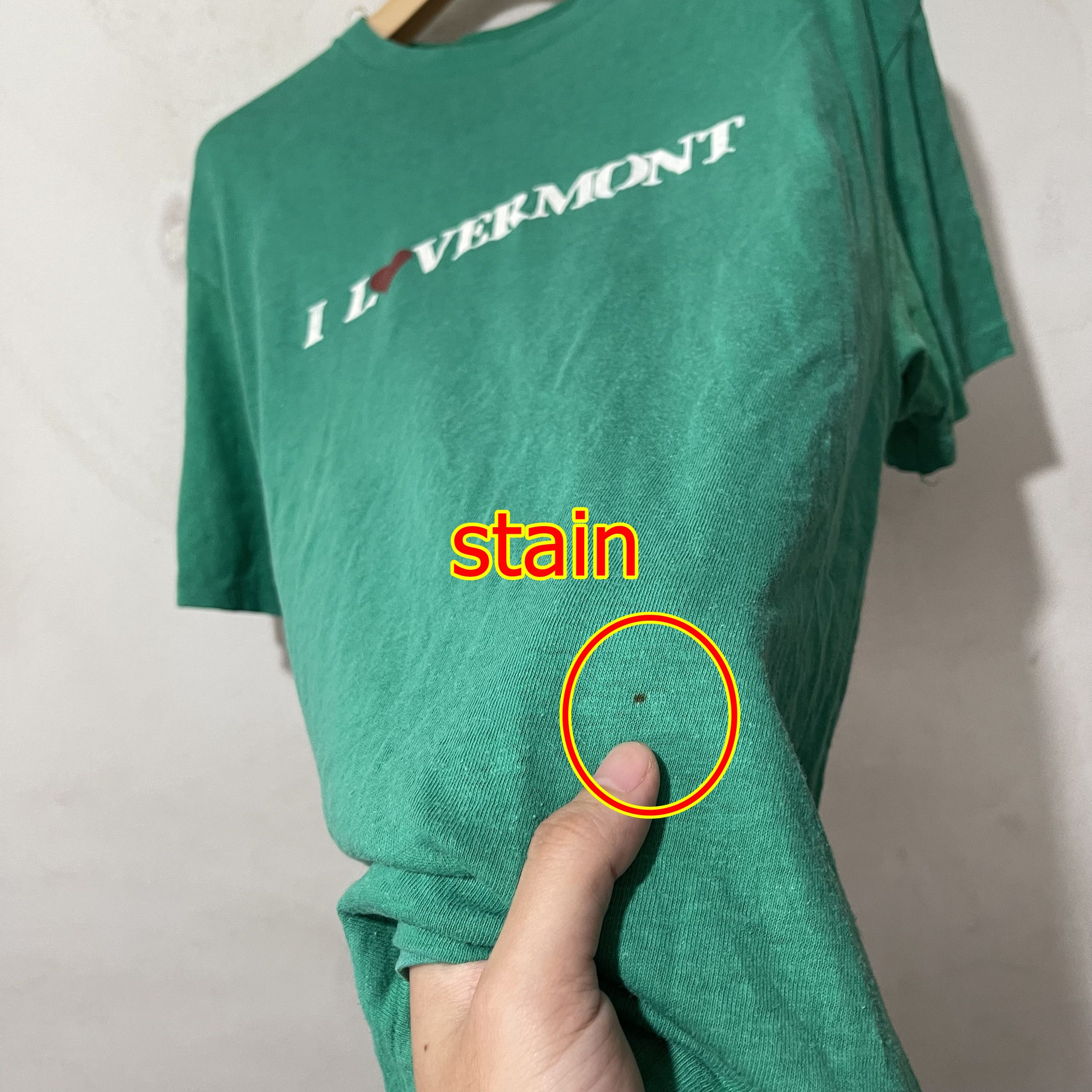Vintage Vintage 80s I Love Vermont T-Shirt Size US M / EU 48-50 / 2 - 5 Thumbnail