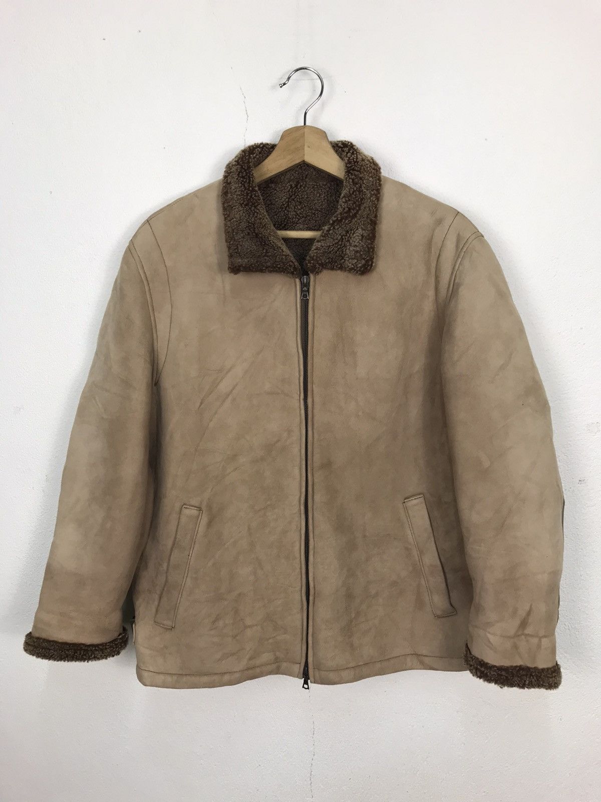 Corneliani VINTAGE CORNELIANI ID Suede Leather Outerwear Jacket Size US L / EU 52-54 / 3 - 1 Thumbnail