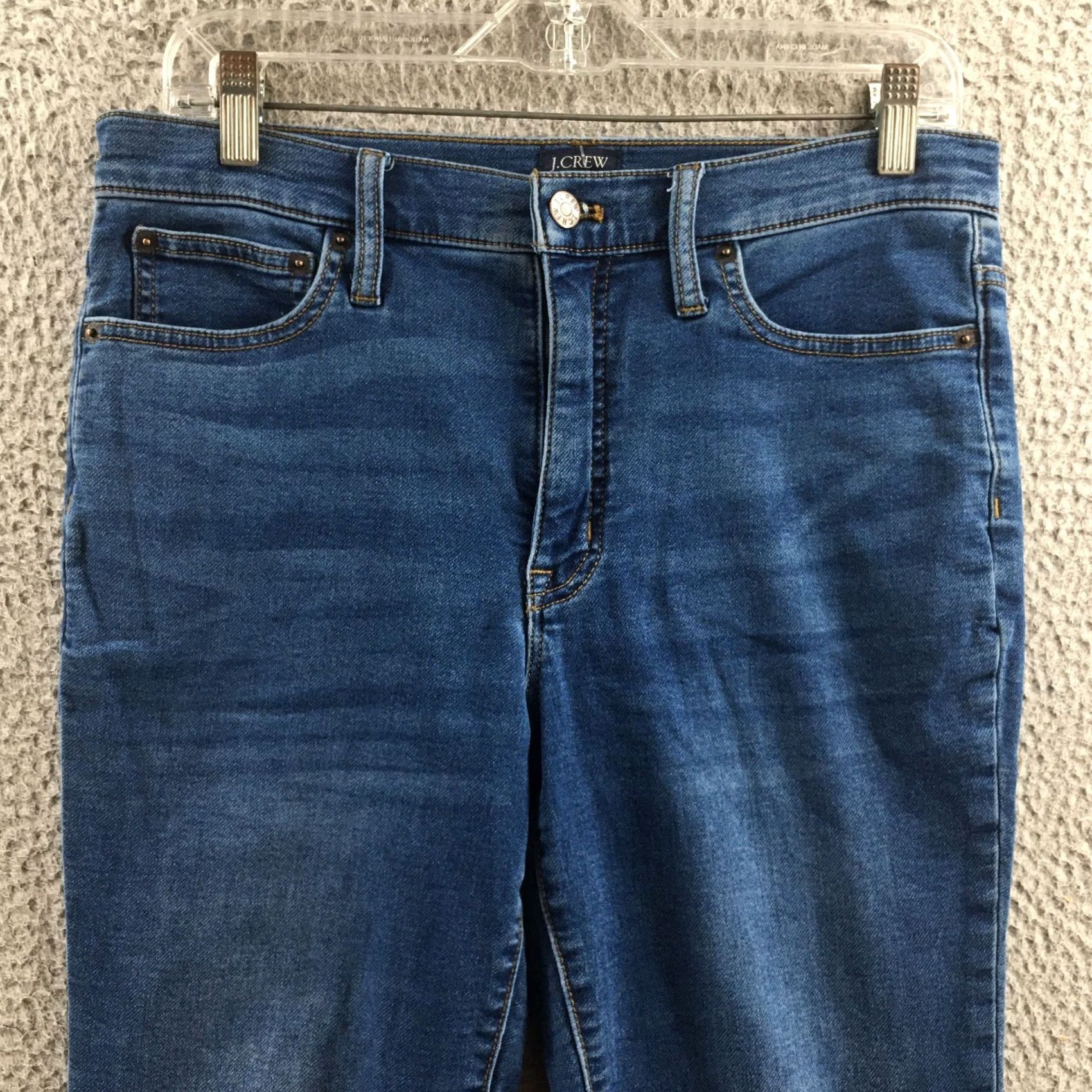 J.Crew J.Crew Skinny Jeans Womens 30 Mid Rise Medium Blue Zip Fly Stretch Denim Casual Size 30" / US 8 / IT 44 - 2 Thumbnail