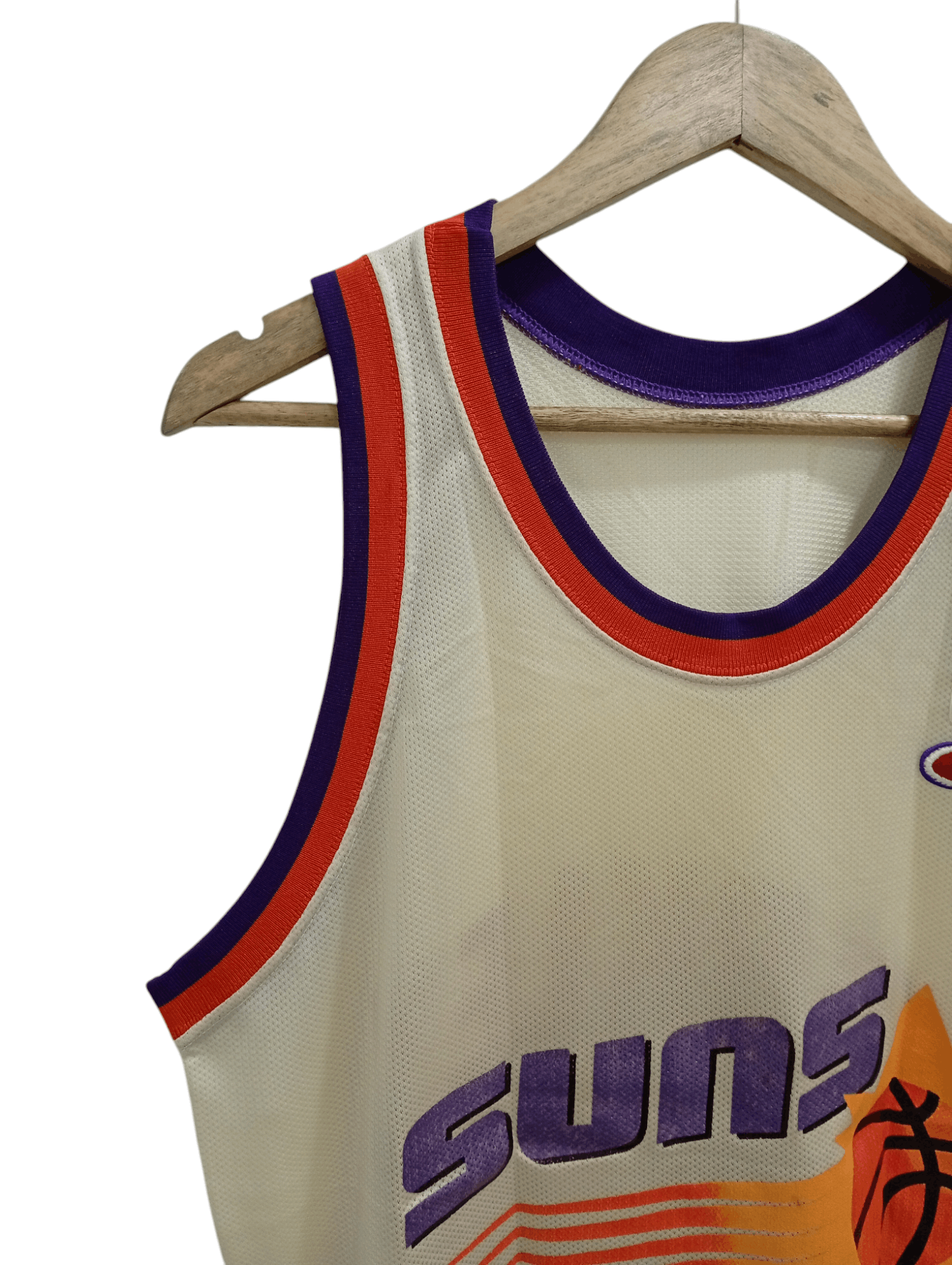 Champion × Vintage 🔥🔥Vintage Champion Phoenix Suns Charles Barkley 34 Jersey Size US M / EU 48-50 / 2 - 8 Thumbnail