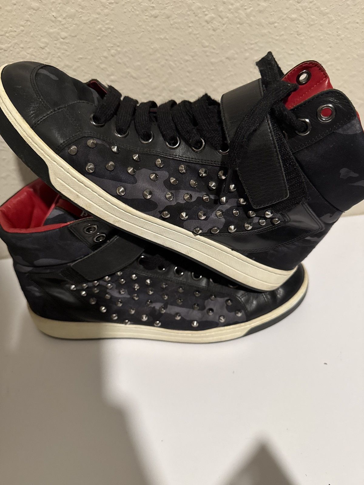 Prada Prada studded sneakers Size US 9.5 / EU 42-43 - 2 Thumbnail