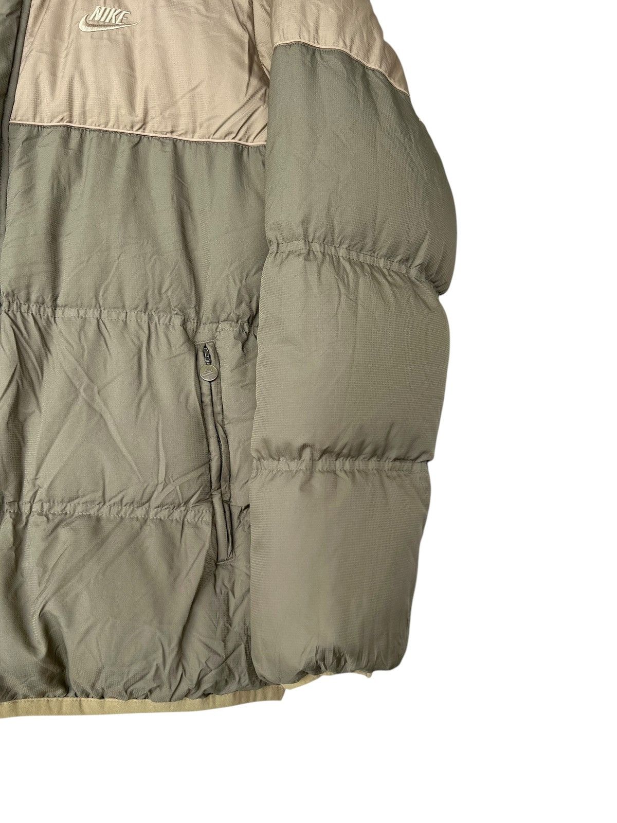 Nike Vintage Y2K Nike Puffer Reversible Green Jacket Size US M / EU 48-50 / 2 - 10 Thumbnail