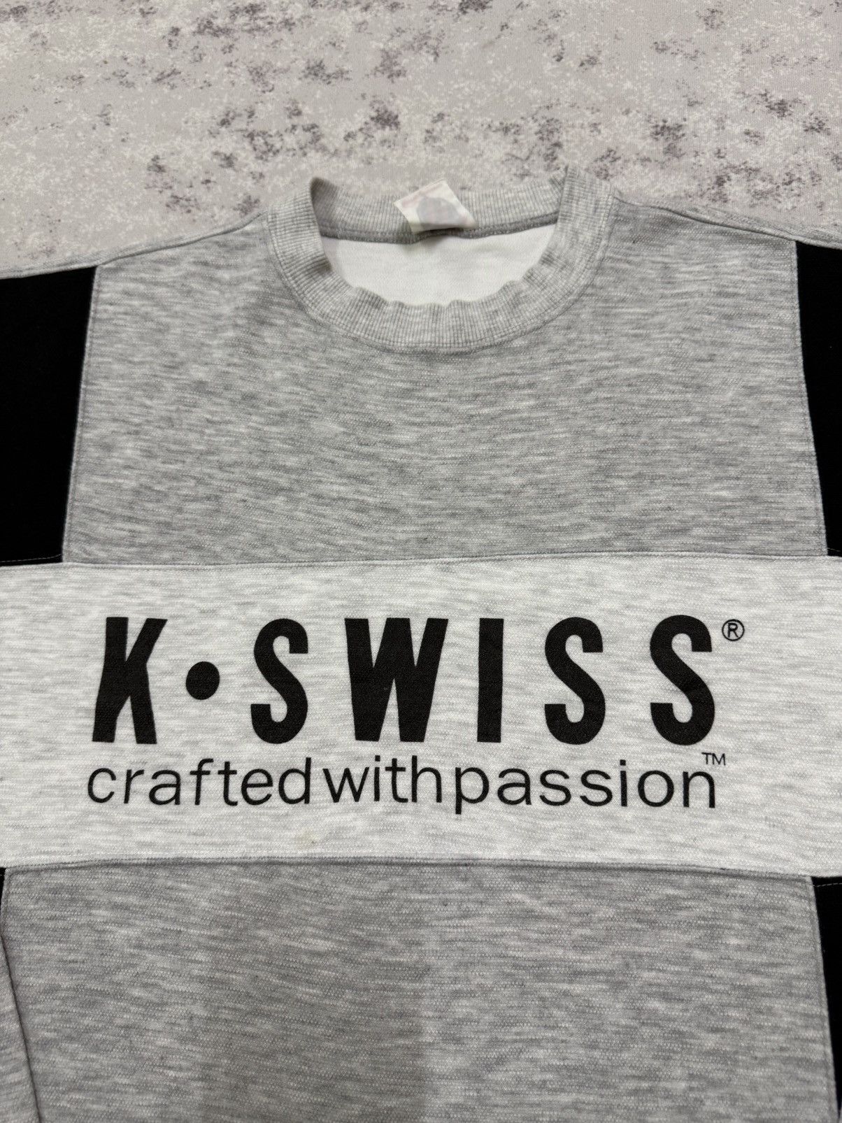 K-Swiss Vintage K-Swiss Biglogo Sweatshirt Size US L / EU 52-54 / 3 - 5 Thumbnail