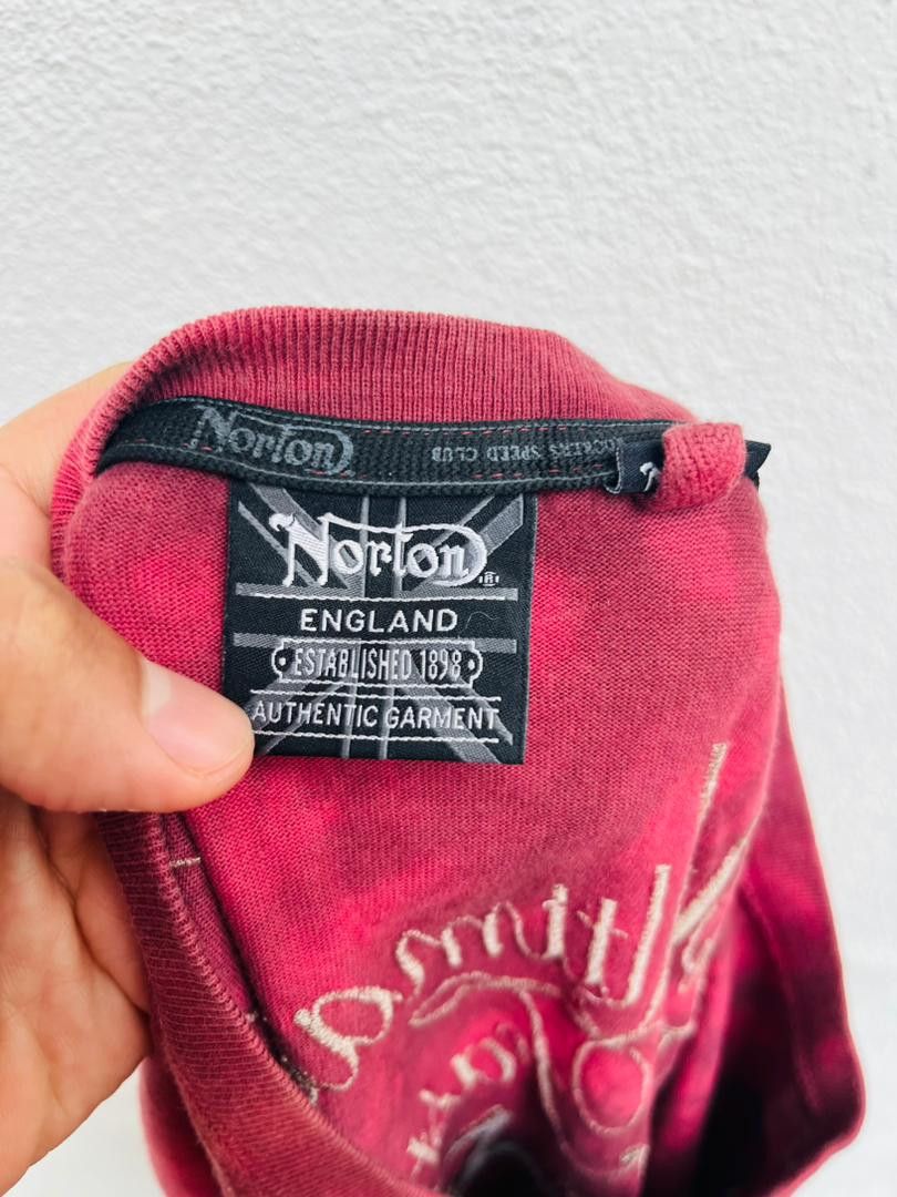 Norton Vintage Norton England Motorcycle Fashion Style Shirt Size US L / EU 52-54 / 3 - 8 Thumbnail