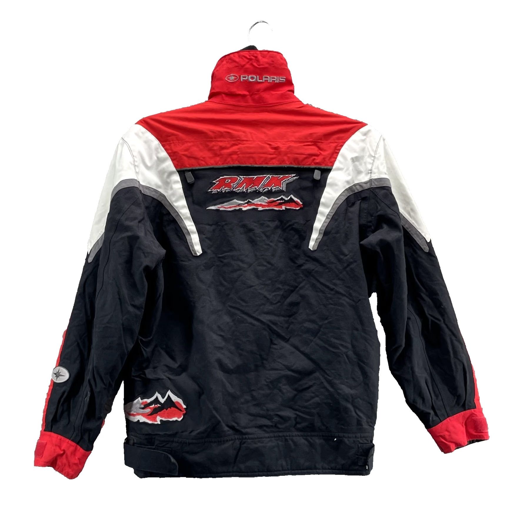 Vintage VINTAGE Polaris RMK Snowmobile Jacket Men Small Bomber Jacket Race 90s Red Size US S / EU 44-46 / 1 - 2 Thumbnail