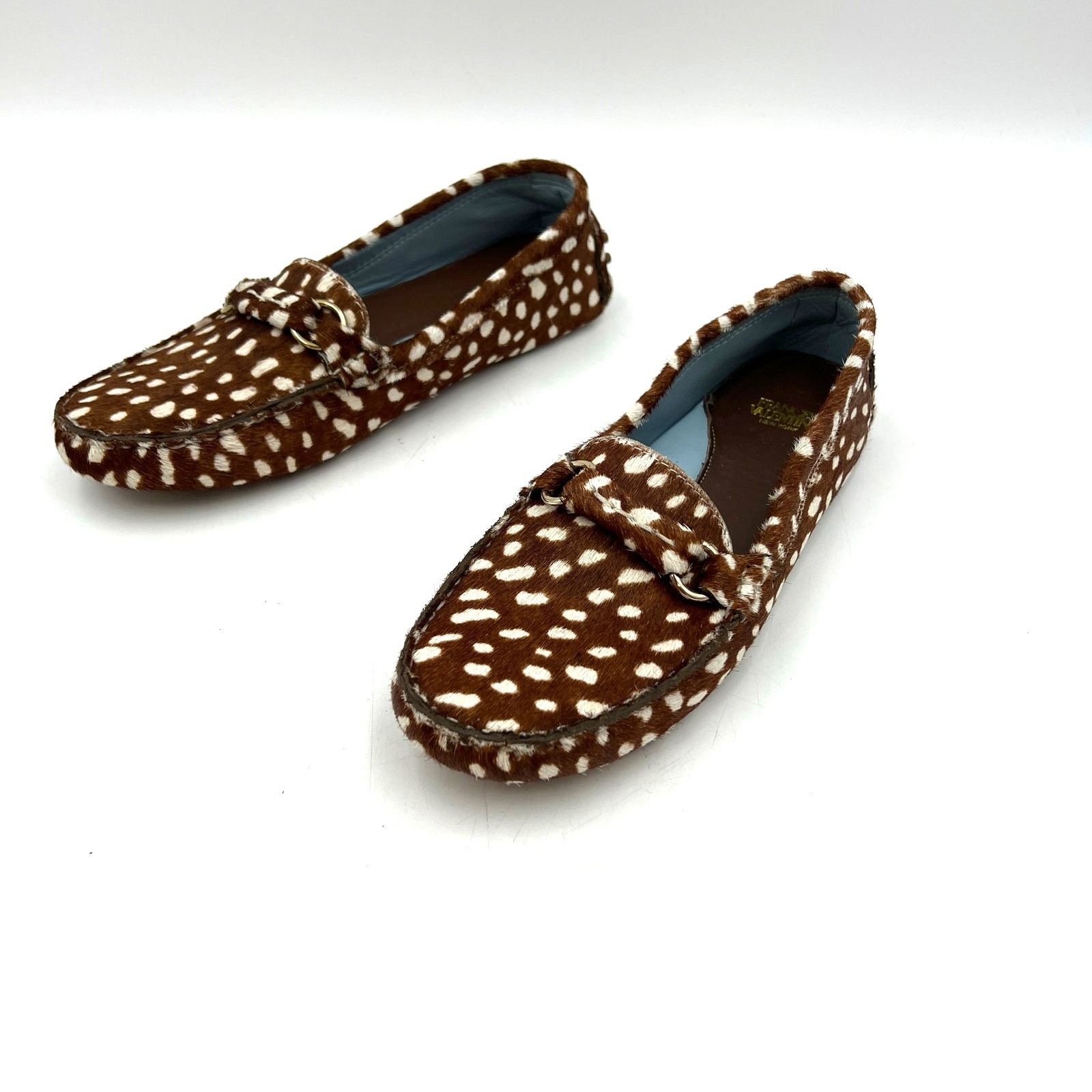 Other Francis Valentine Charlie Calf Hair Loafers Shoes Size US 7.5 / IT 37.5 - 8 Thumbnail