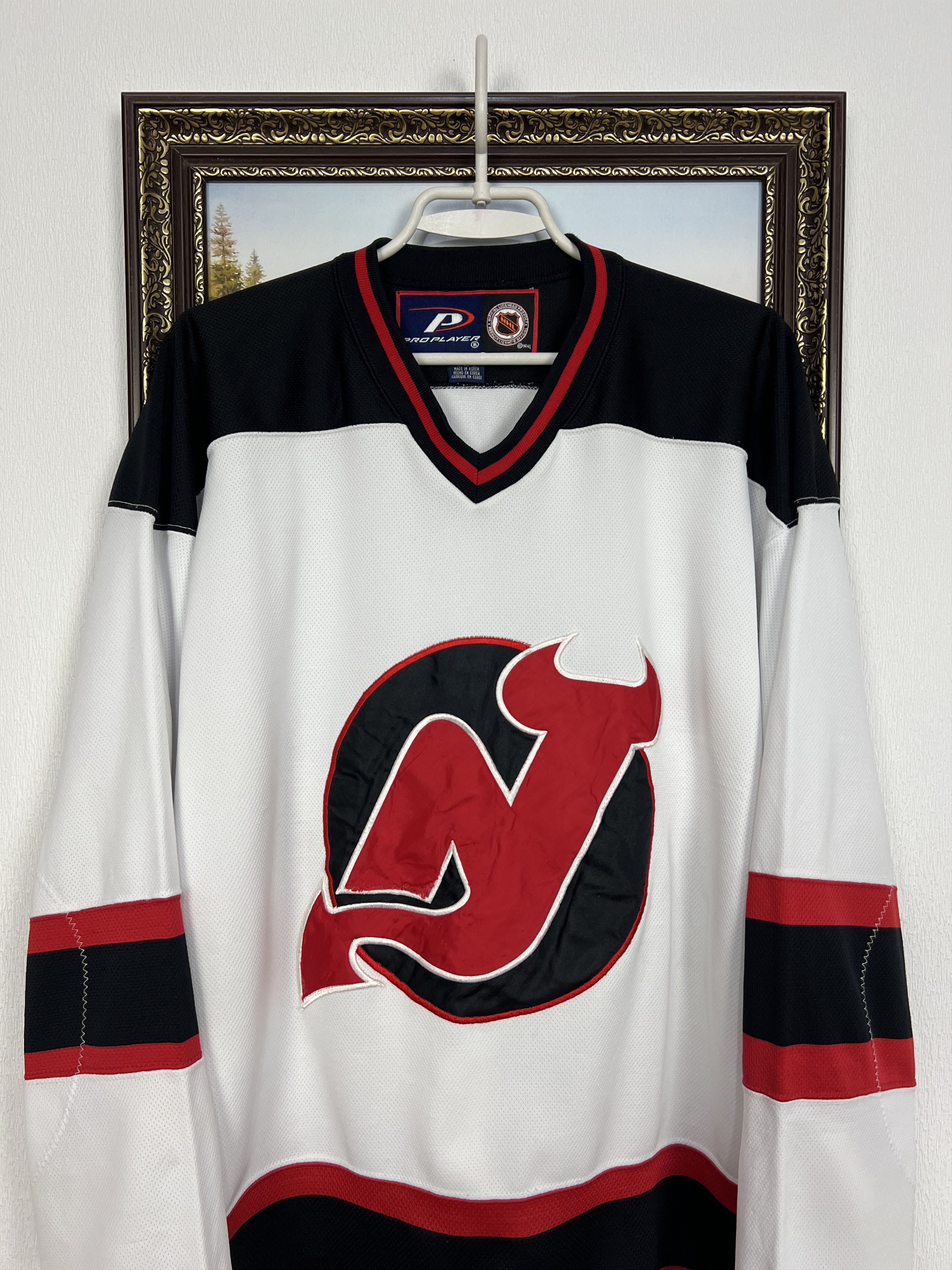 Pro Player Vintage 90's New Jersey Devils Ice Hockey Jersey Trikot Size US L / EU 52-54 / 3 - 2 Thumbnail