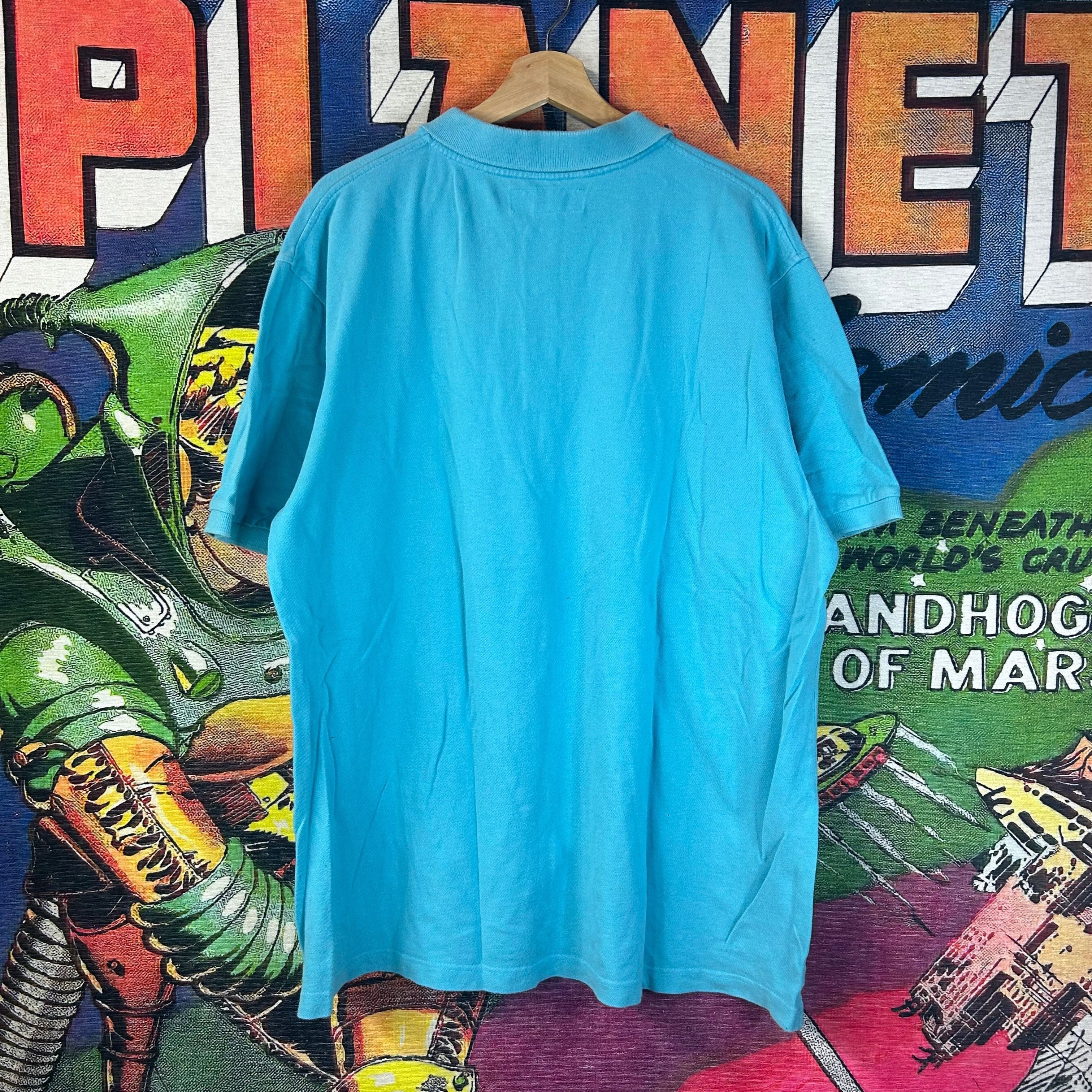 LRG LRG Sky Blue Polo Shirt Size 2XL Size US XXL / EU 58 / 5 - 2 Thumbnail