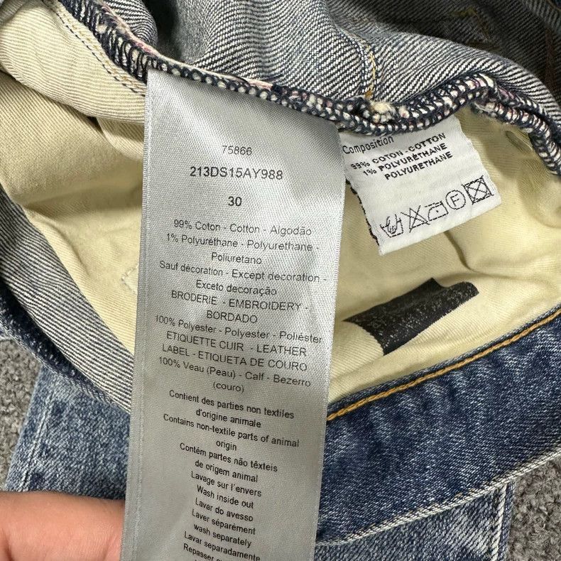 Dior Dior Denim Jeans with Logo Embroidery-2506 Size 28" / US 6 / IT 42 - 7 Thumbnail