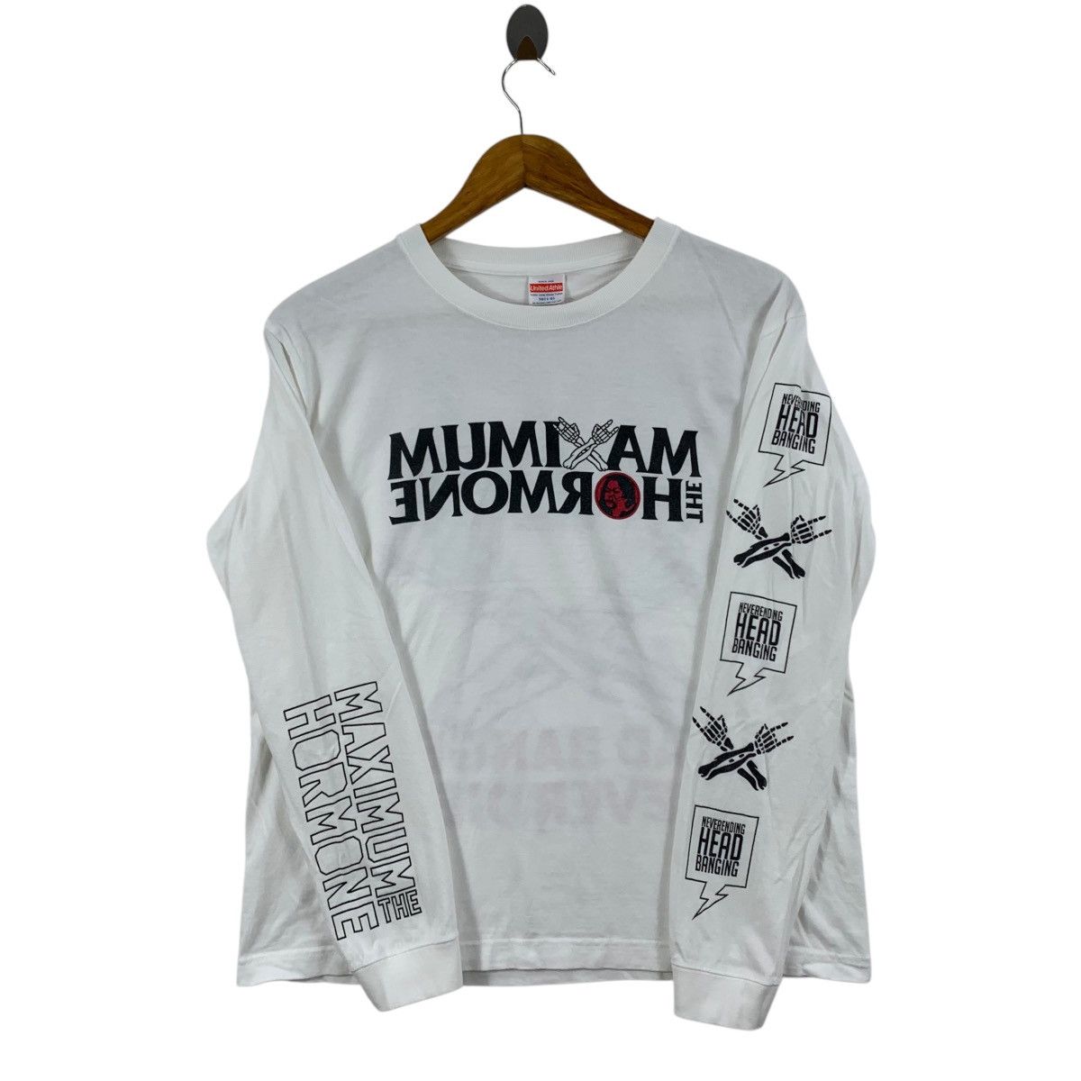 Japanese Brand MAXIMUM THE HORMONE Japanese Rock Official Merchandise Shirt Size US M / EU 48-50 / 2 - 2 Thumbnail