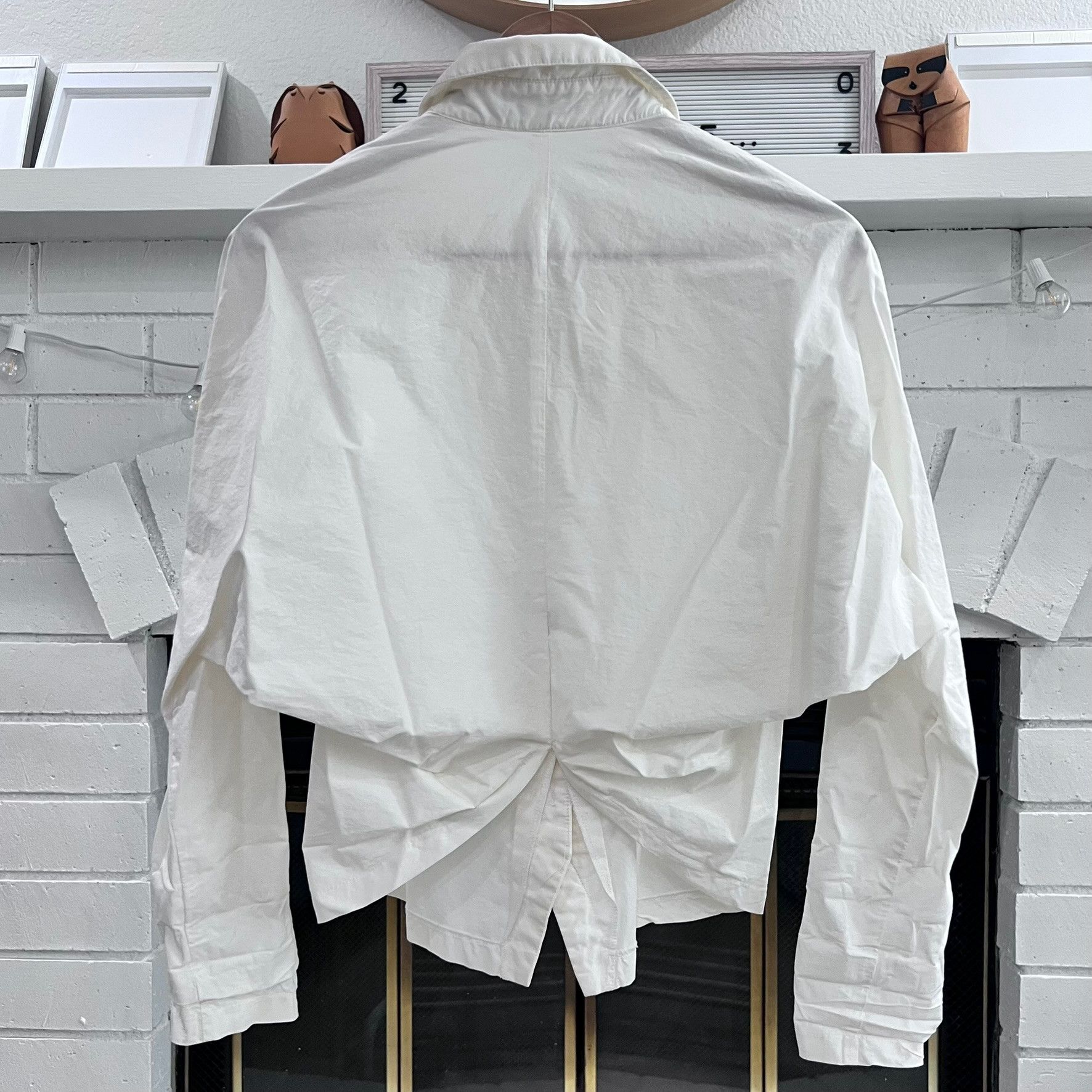 Other Rehab White Dress Long Sleeve Shirt Bow Accent Back Size S / US 4 / IT 40 - 1 Thumbnail