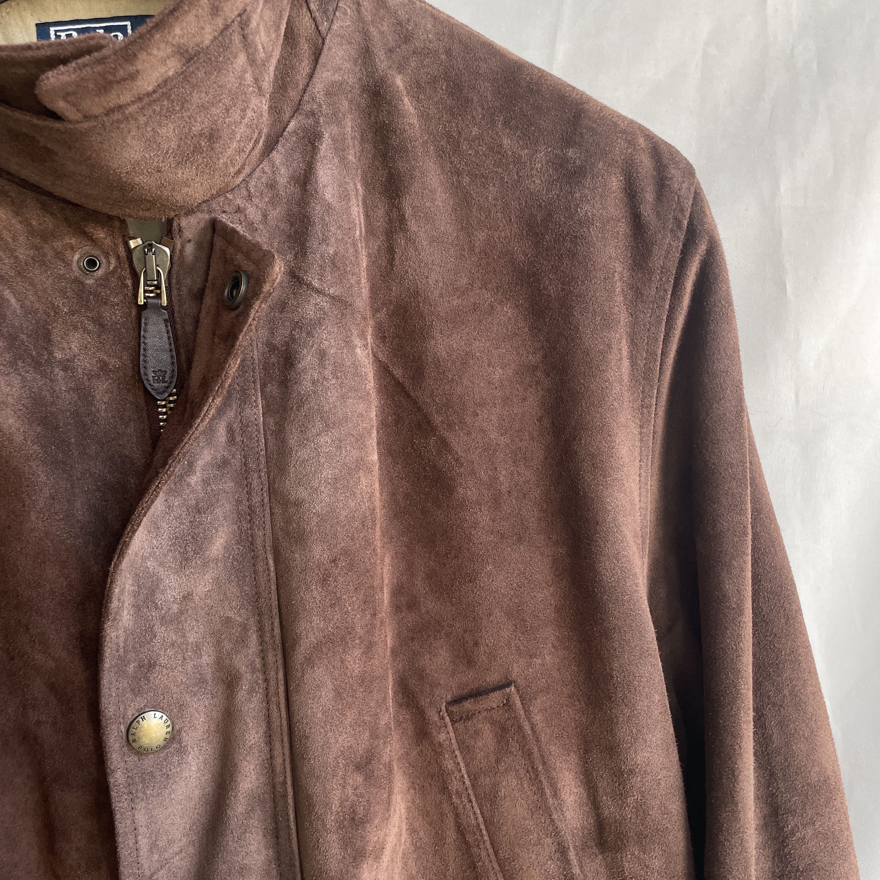 Polo Ralph Lauren Polo Ralph Lauren Calf Suede Brown Tobacco Barn Coat Size L Size US L / EU 52-54 / 3 - 10 Thumbnail