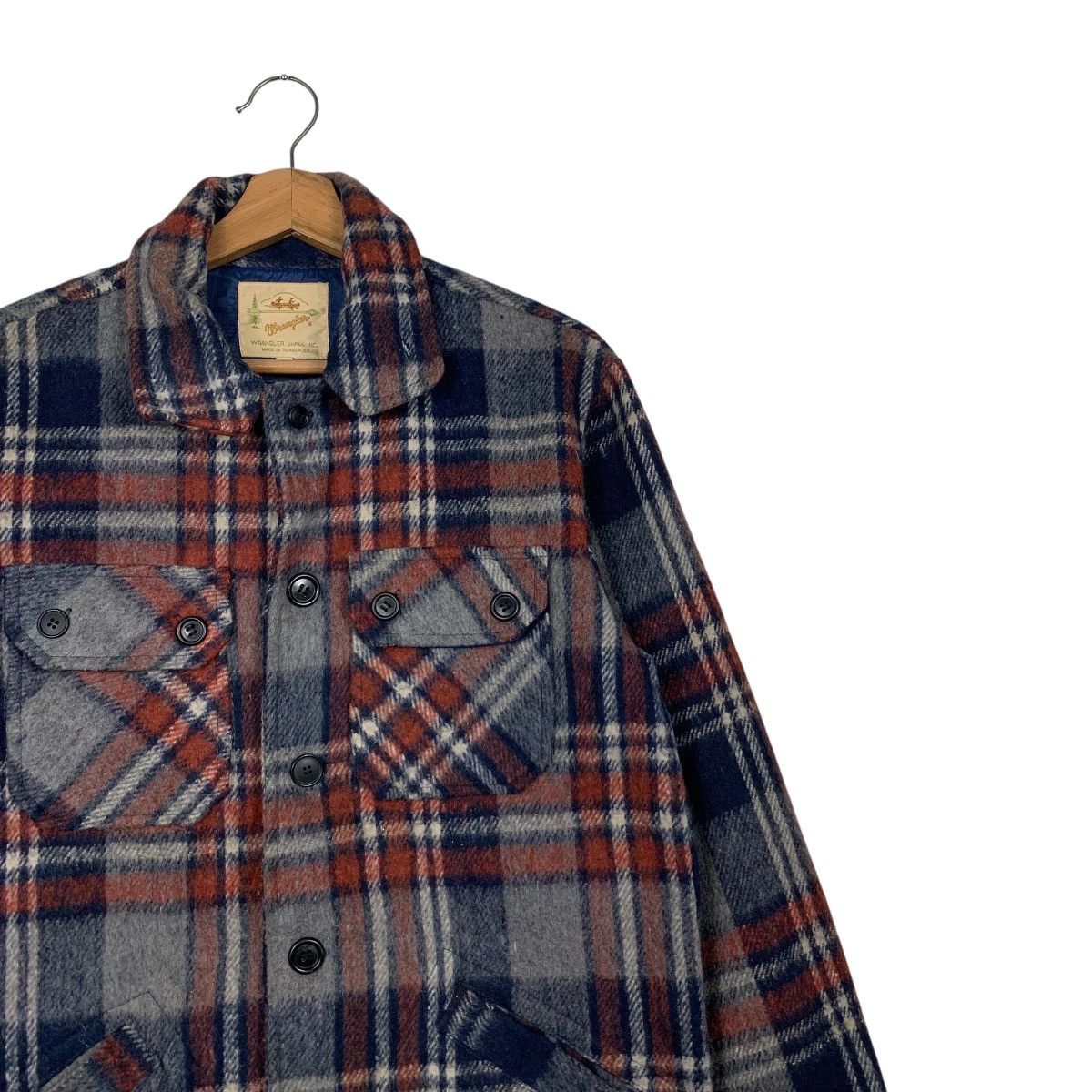 Wrangler Vintage 80’s WRANGLER Tartan Flannel Four Pocket #2556-C115 Size US M / EU 48-50 / 2 - 5 Thumbnail