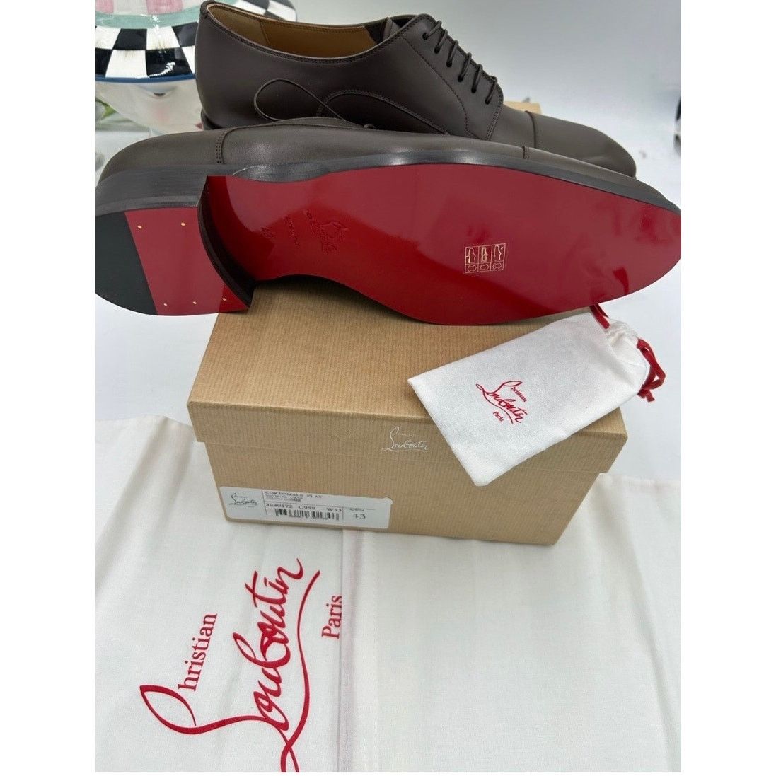 Christian Louboutin Men's Christian Louboutin CORTOMALE lace up Oxford size 43 Size US 10 / EU 43 - 11 Thumbnail