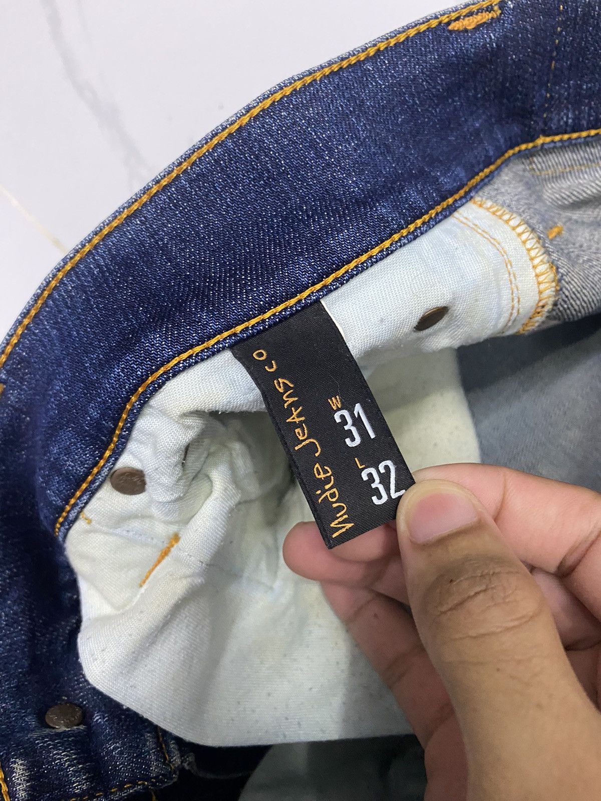 Nudie Jeans NUDIE JEANS DISTRESSED DENIM SLIM SKINNY FIT JEANS Size US 31 - 9 Thumbnail