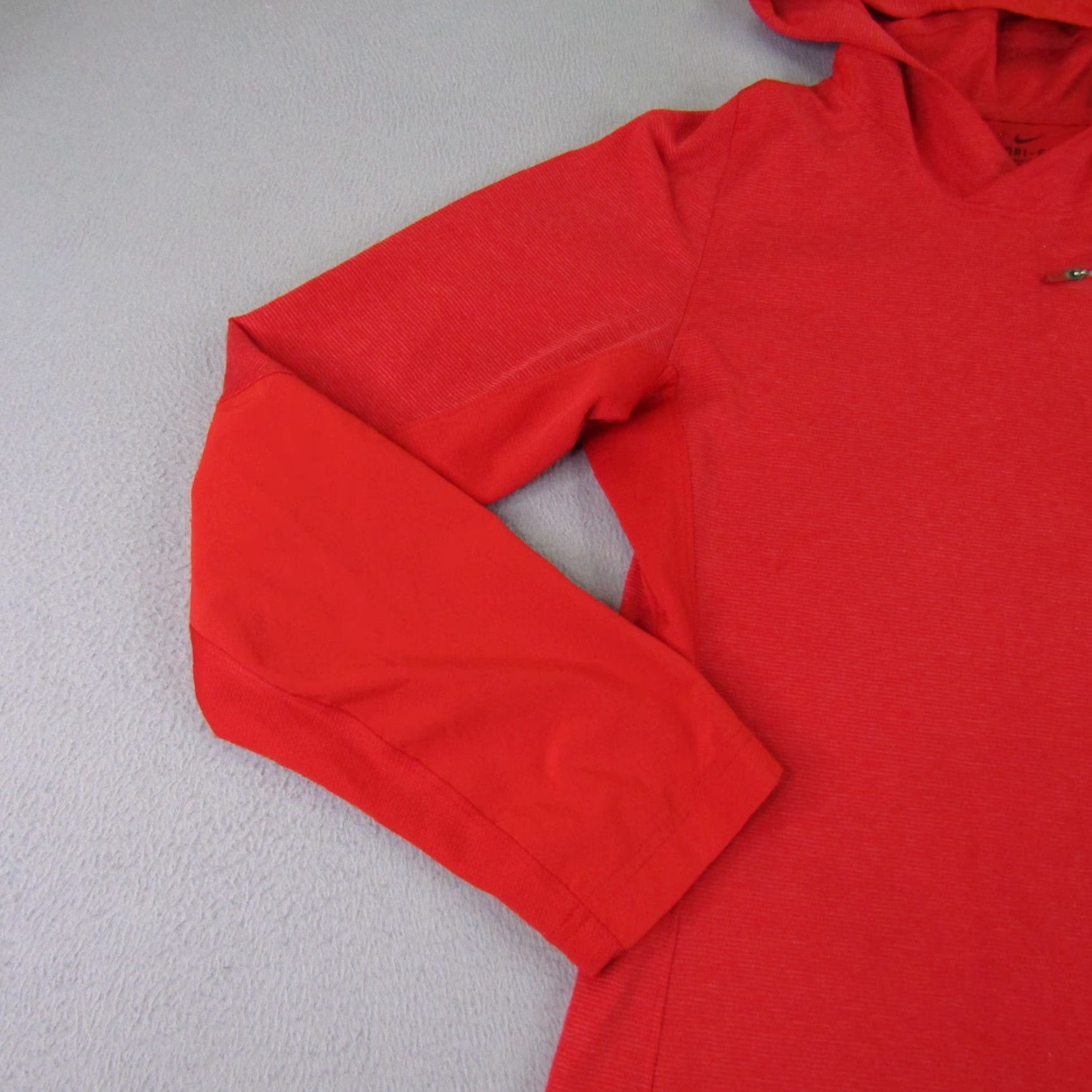 Nike Nike Hoodie Womens Small Red Pullover Dri-FIT Logo Pockets Outdoor Sports Size S / US 4 / IT 40 - 3 Thumbnail