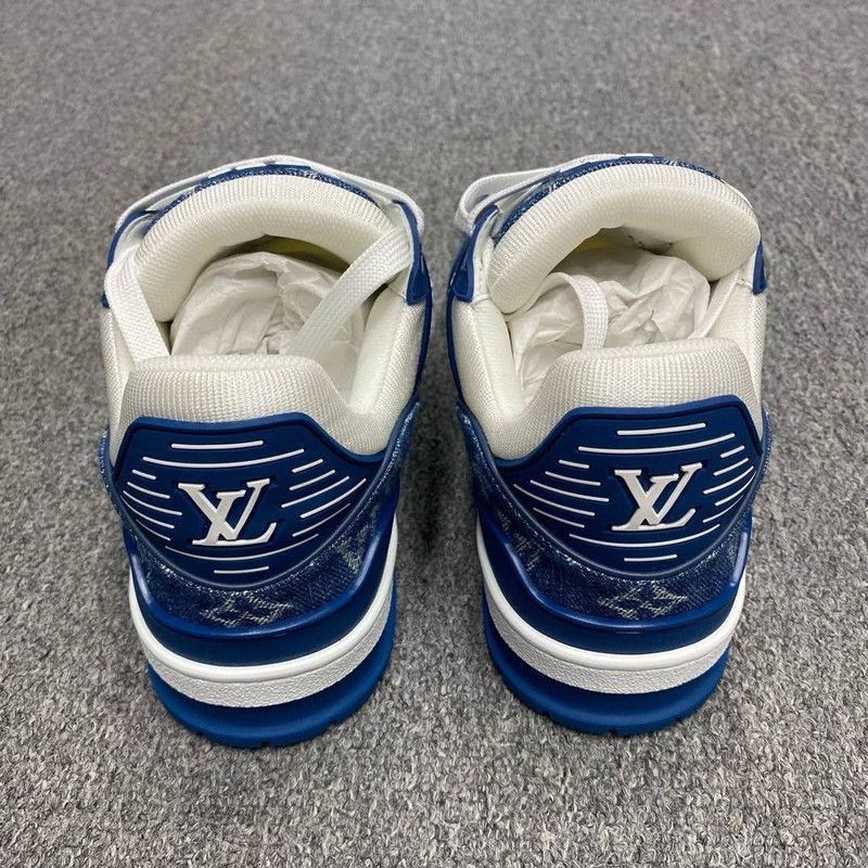 Louis Vuitton Louis Vuitton Denim Low-Top Fashion Sneakers -2508 Size US 8.5 / EU 41-42 - 3 Thumbnail