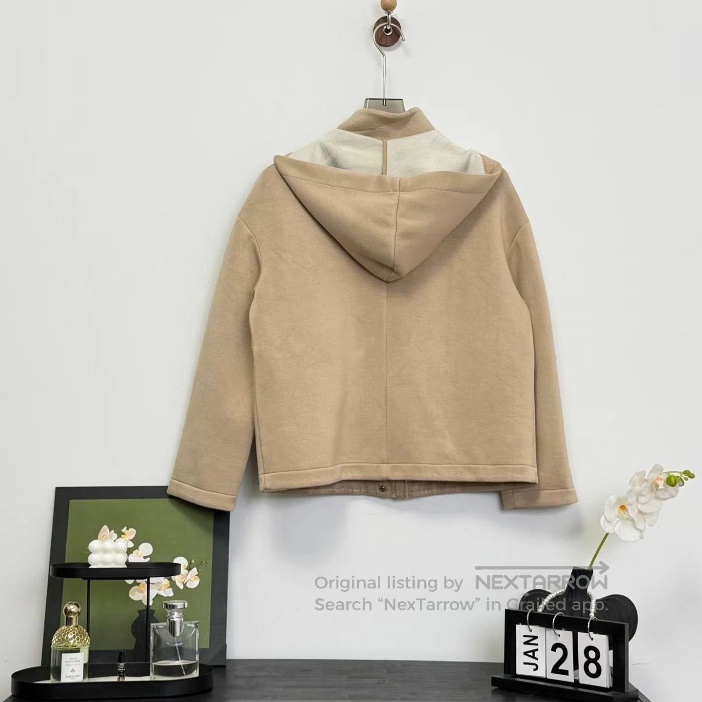 Japanese Brand Maxmara Weekend Zipper Hoodie Coat. Size M / US 6-8 / IT 42-44 - 3 Thumbnail
