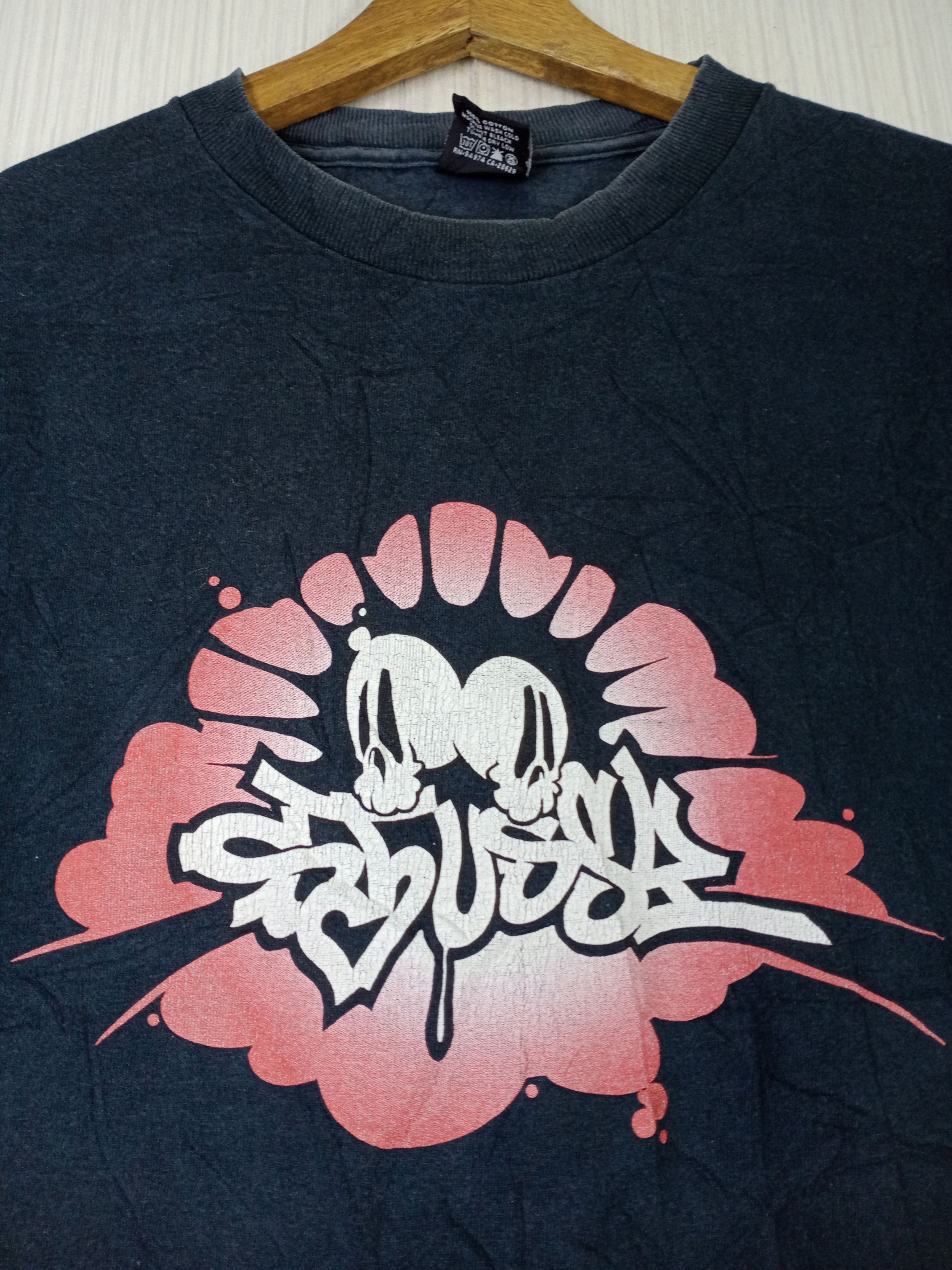 Stussy Rare Vintage Stussy Skull Tshirt Size US L / EU 52-54 / 3 - 6 Thumbnail