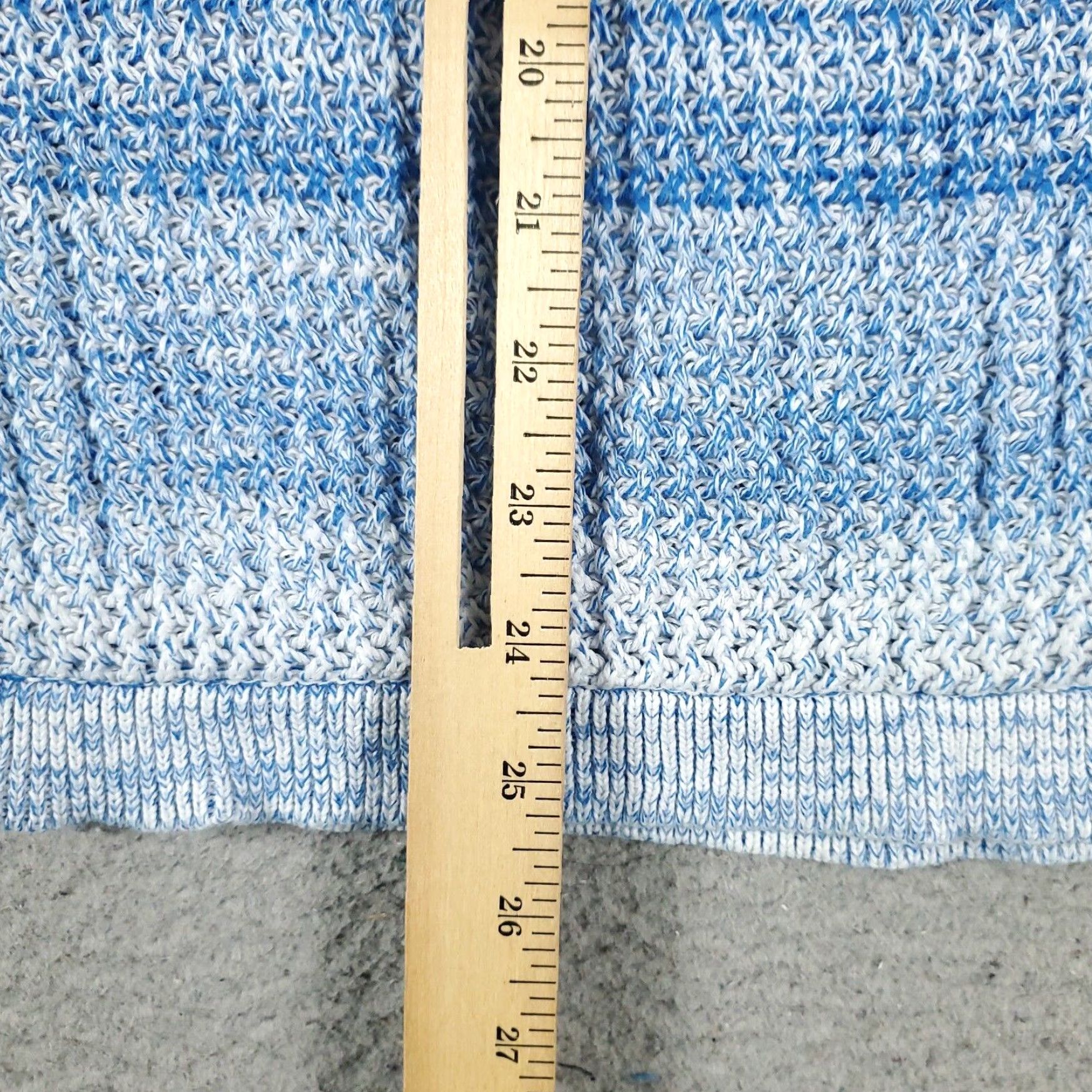 Tommy Hilfiger Tommy Hilfiger Womens XL Blue Cotton Knit Sweater Long Sleeve Pullover Crew Neck Casual Size XL / US 12-14 / IT 48-50 - 6 Thumbnail