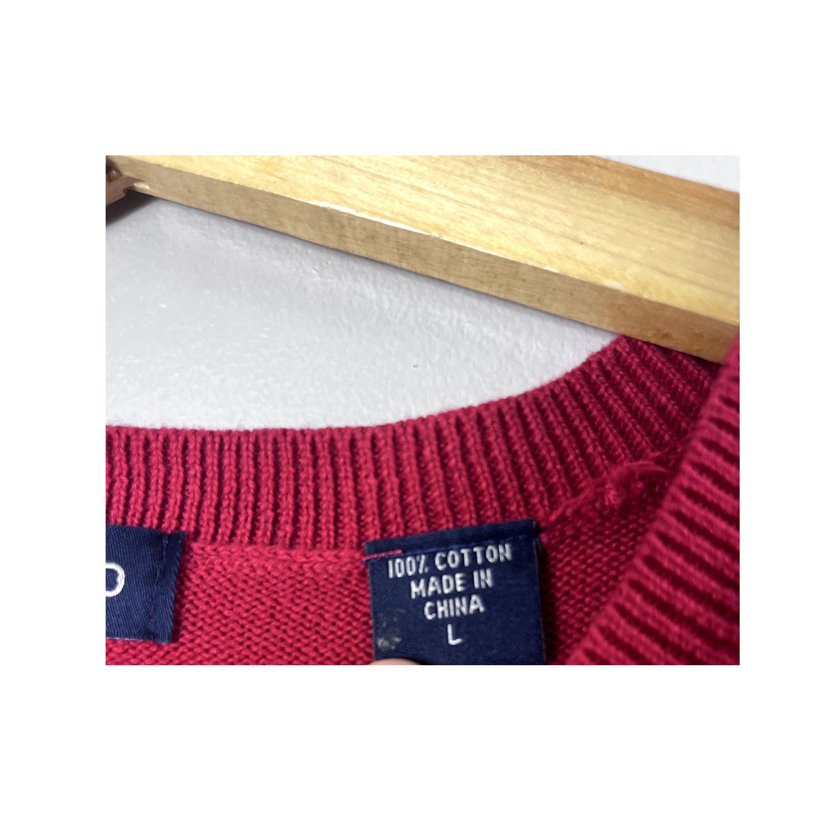 Izod Men's Vintage Red Izod Argyle Sweater Vest L Size US L / EU 52-54 / 3 - 3 Thumbnail